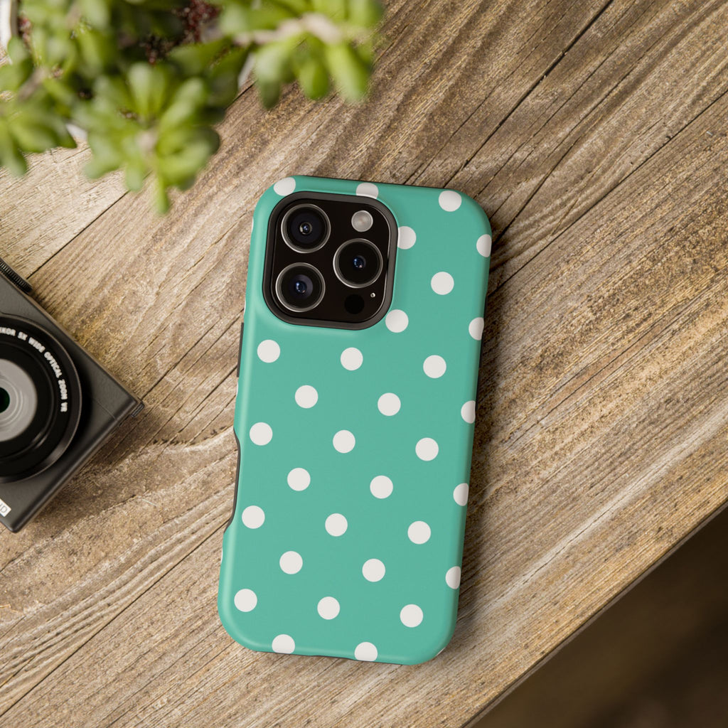 Polka Dot Phone Case - Impact-Resistant