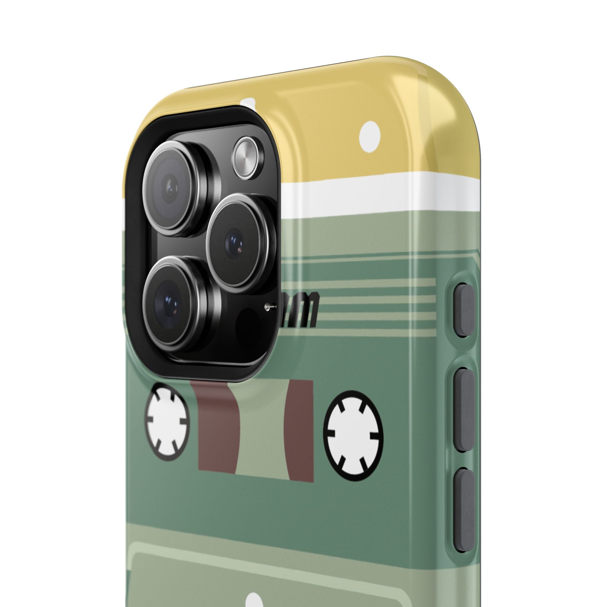 Phone Case - Retro Cassette Tape Impact Resistant