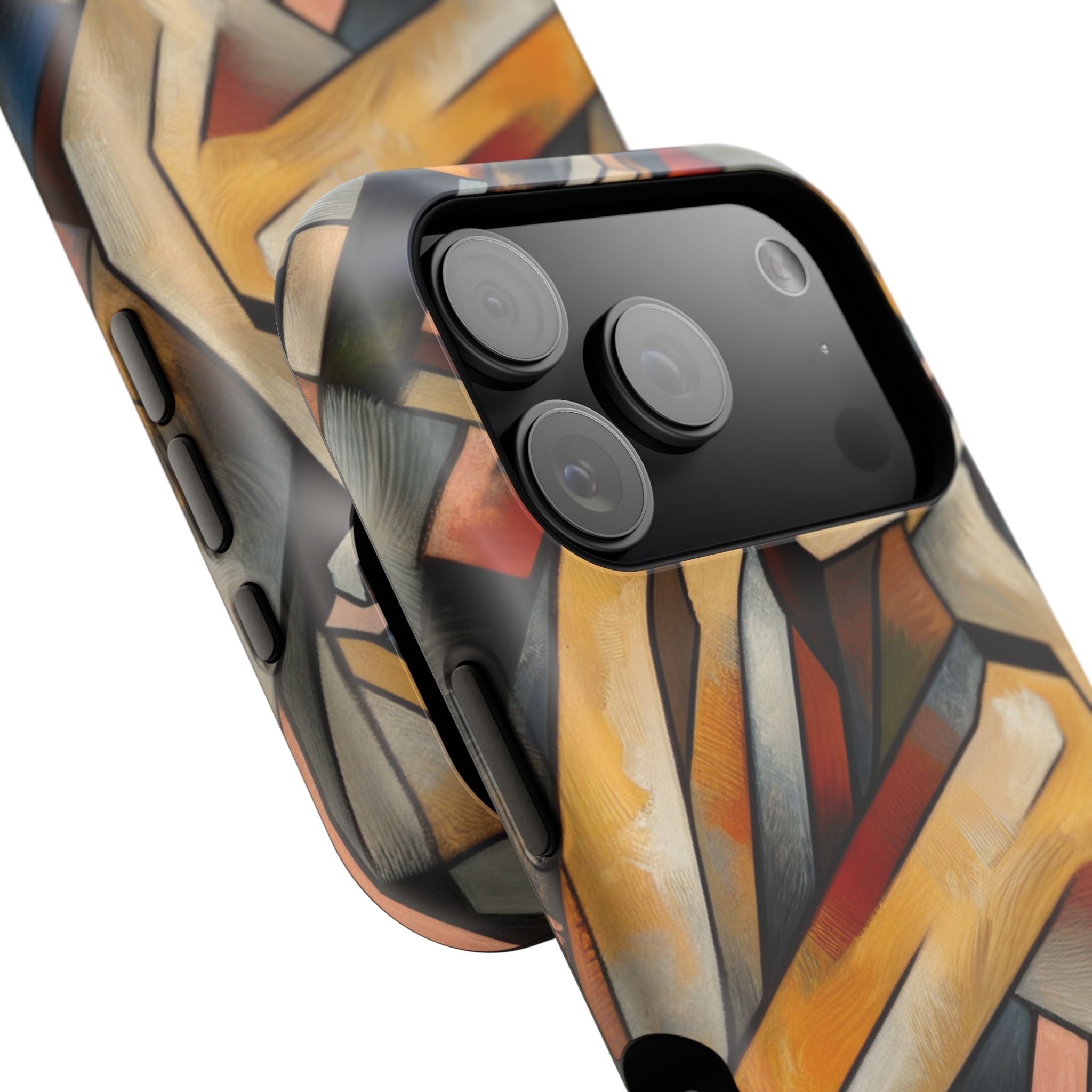 Impact Resistant Phone Case - Sleeping  Woman Abstract