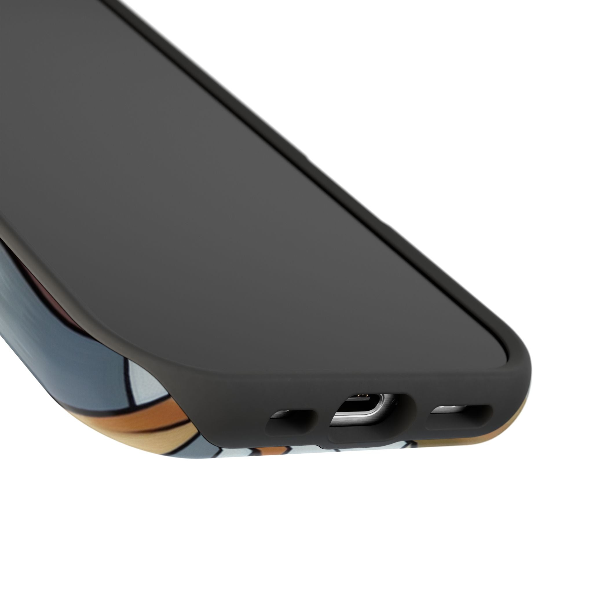 Impact Resistant Phone Case -Woman Looking Side Abstract
