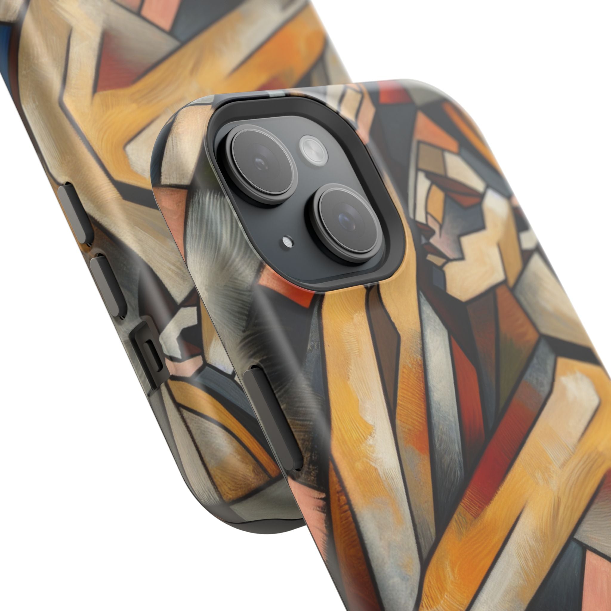 Impact Resistant Phone Case - Woman Abstract Design