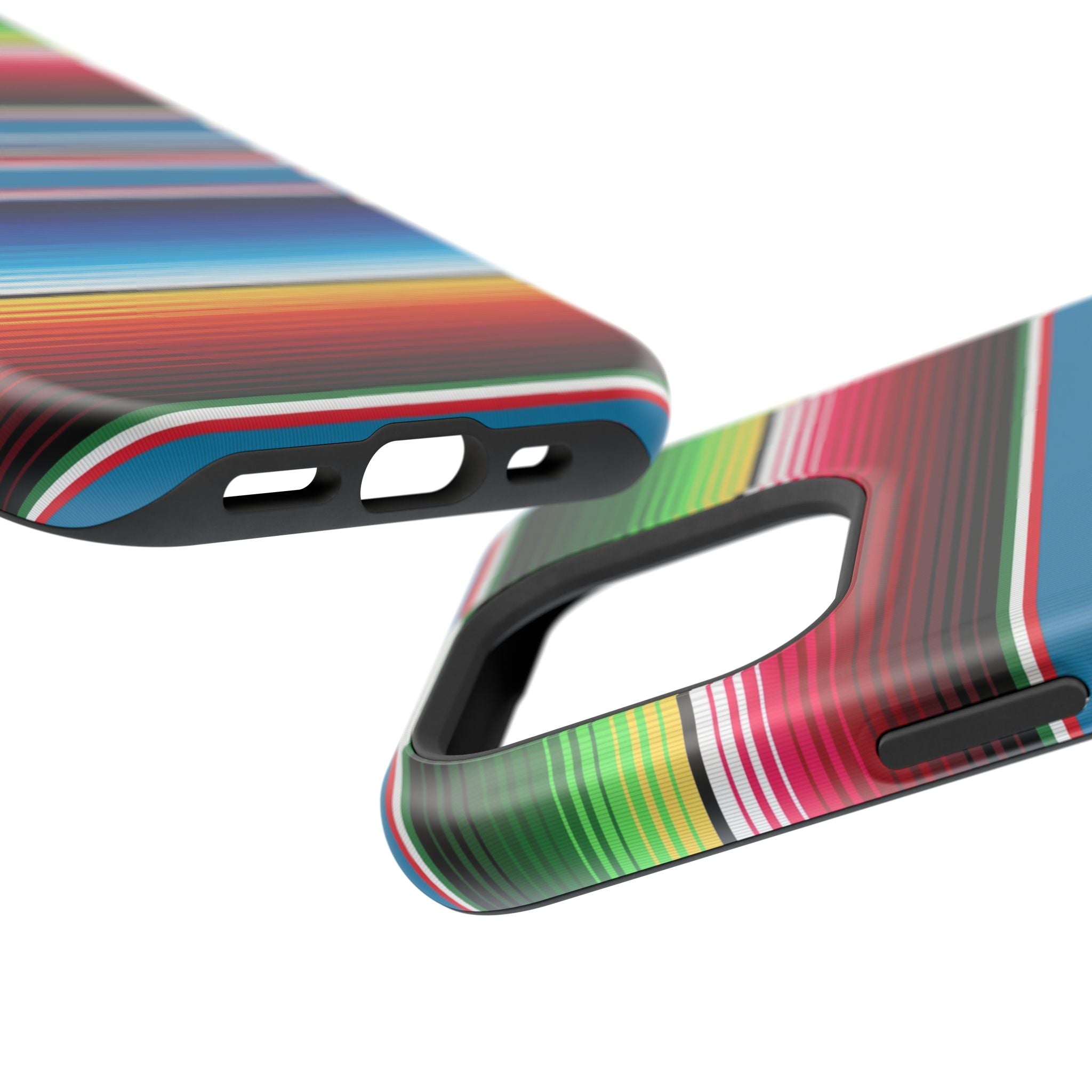 Sarape Striped Phone Case | Impact-Resistant