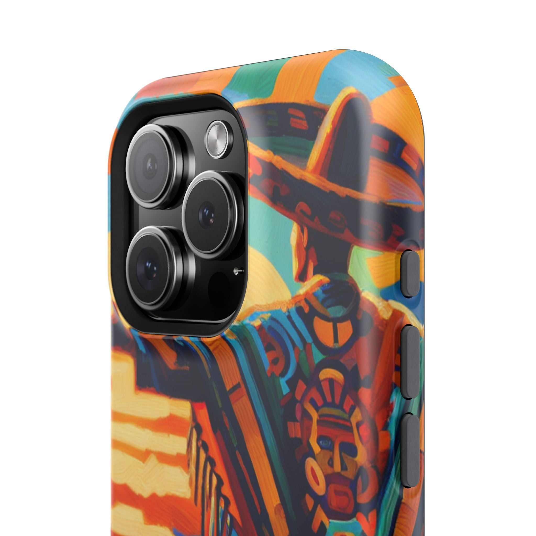 Impact Resistant Phone Case Sombrero Man Art