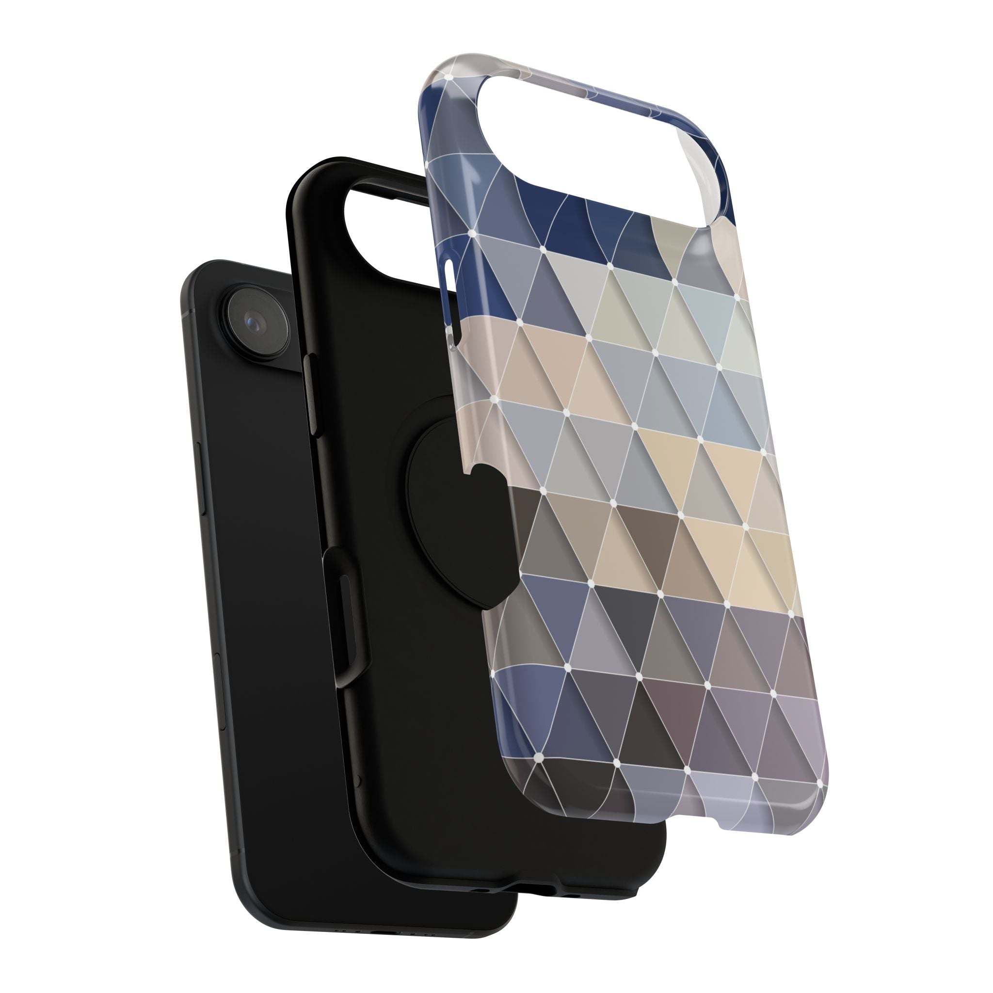 Geometric Phone Case - Stylish Impact-Resistant