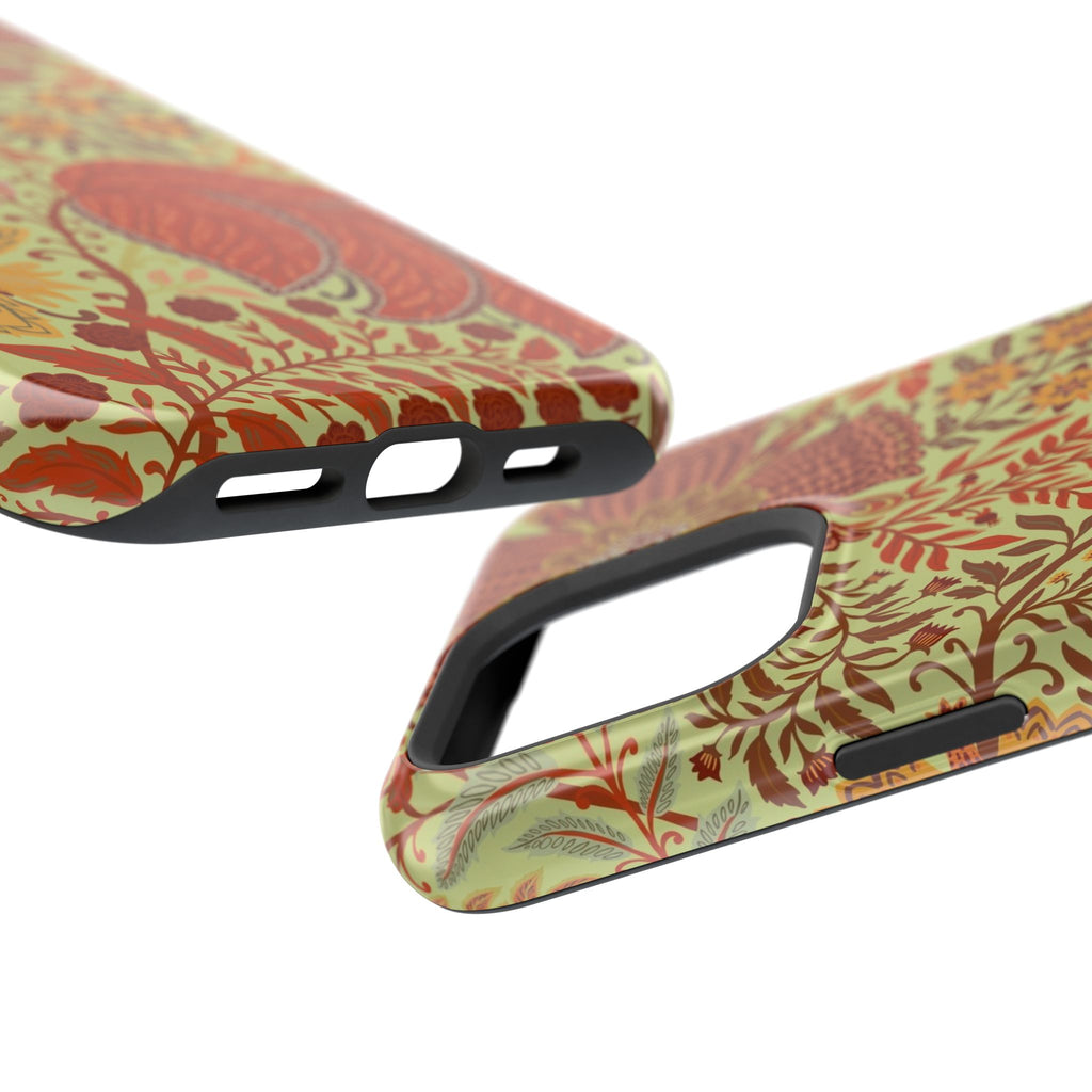 Floral Paisley Magnetic Impact-Resistant Phone Case