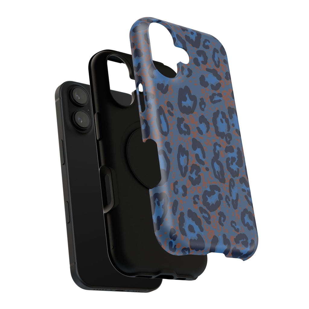 Leopard Print Phone Case, Impact-Resistant