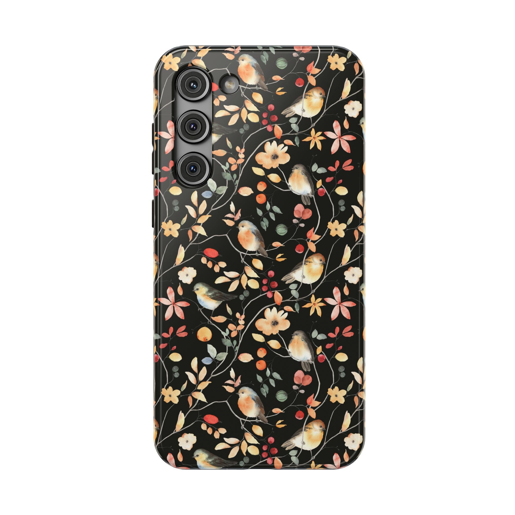 Floral Impact-Resistant Phone Case