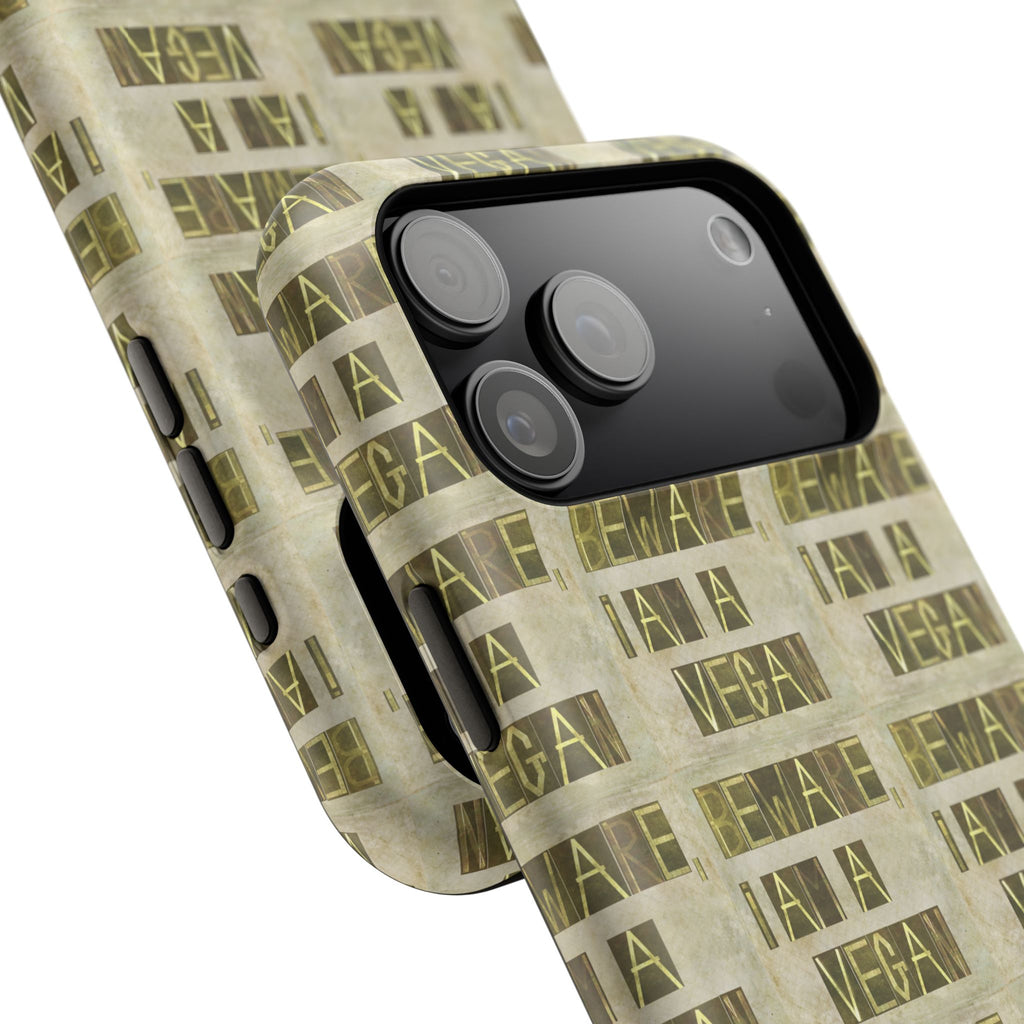 Vegan Message Phone Case | Impact-Resistant