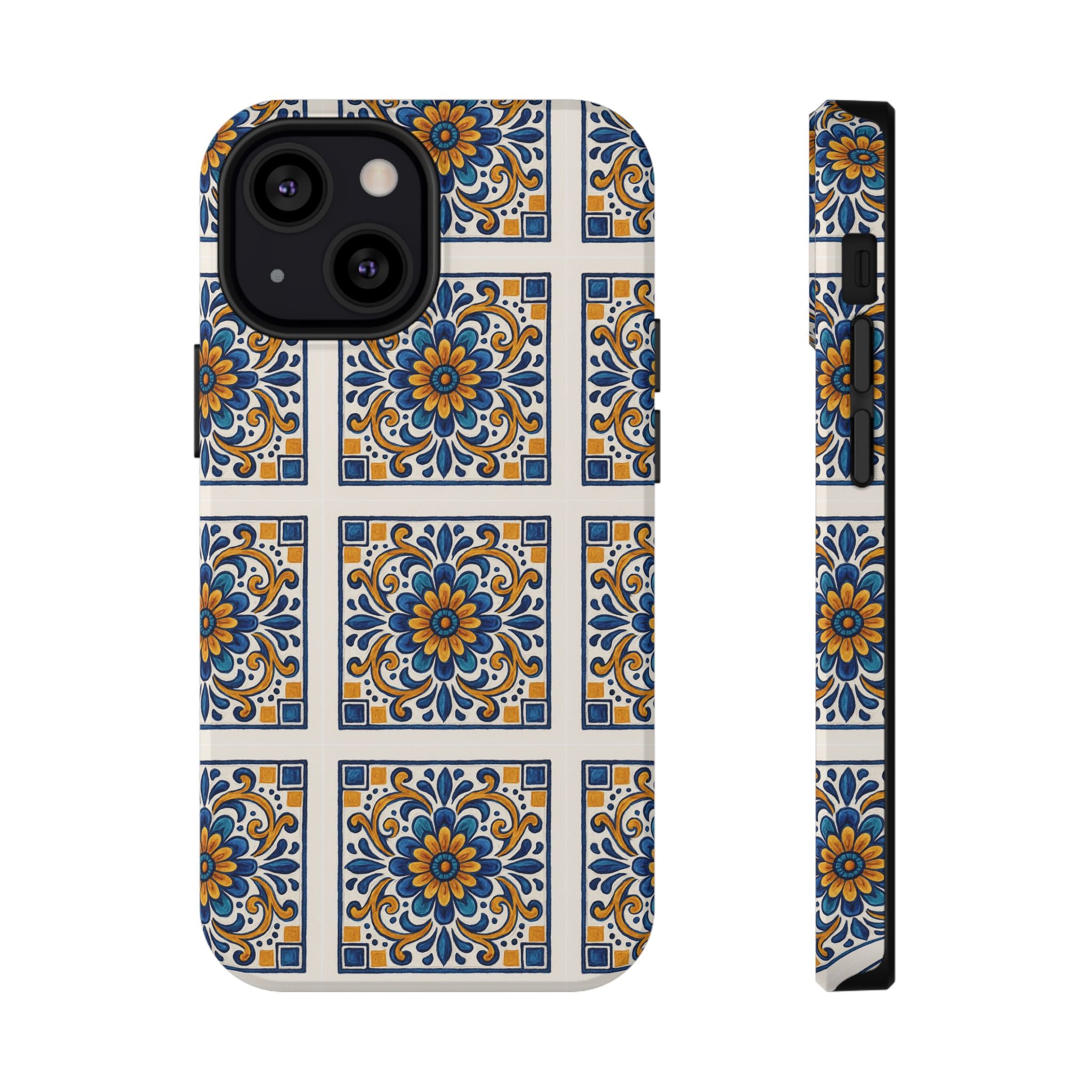 Colorful Floral Phone Case, Durable Impact-Resistant
