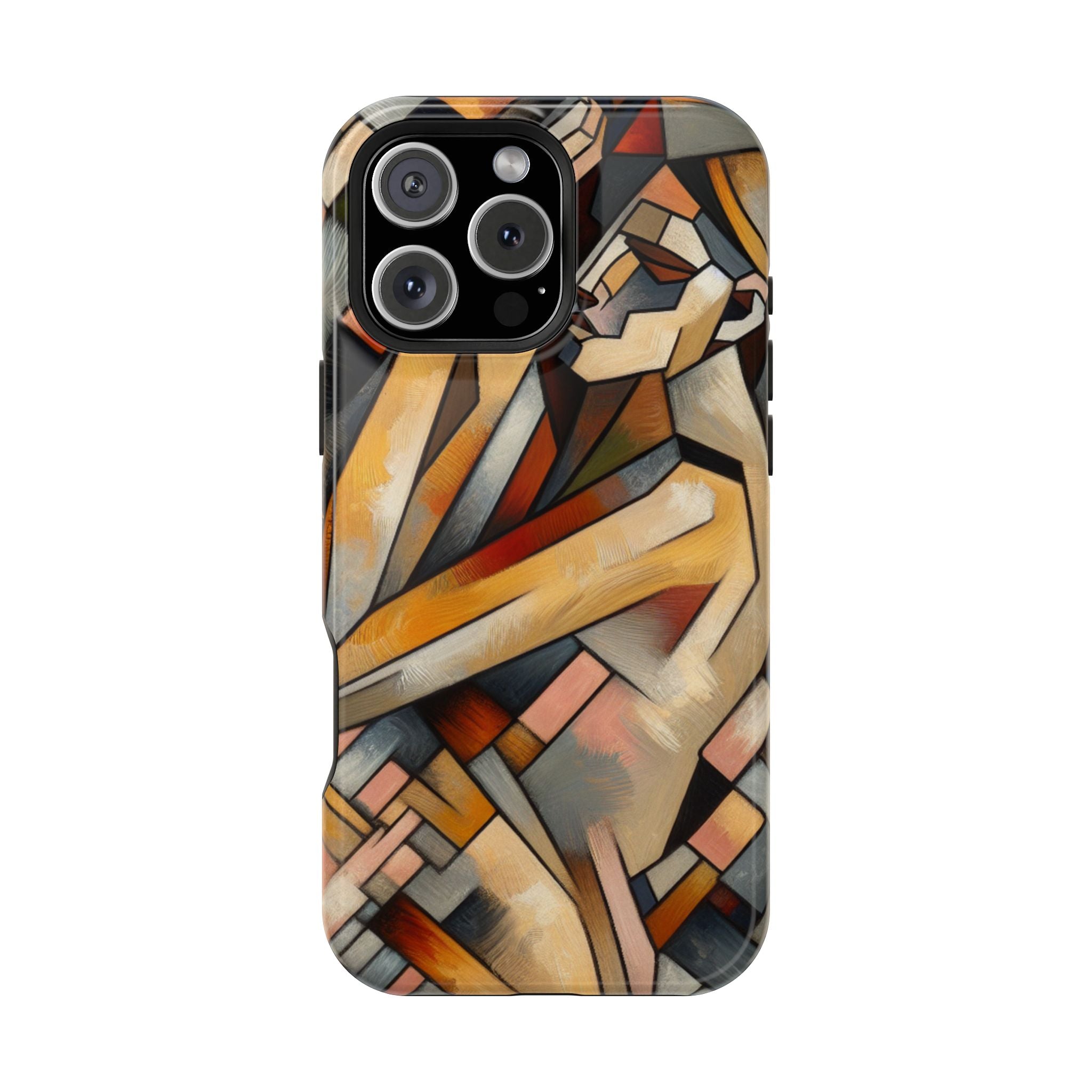 Impact Resistant Phone Case - Woman Abstract Design