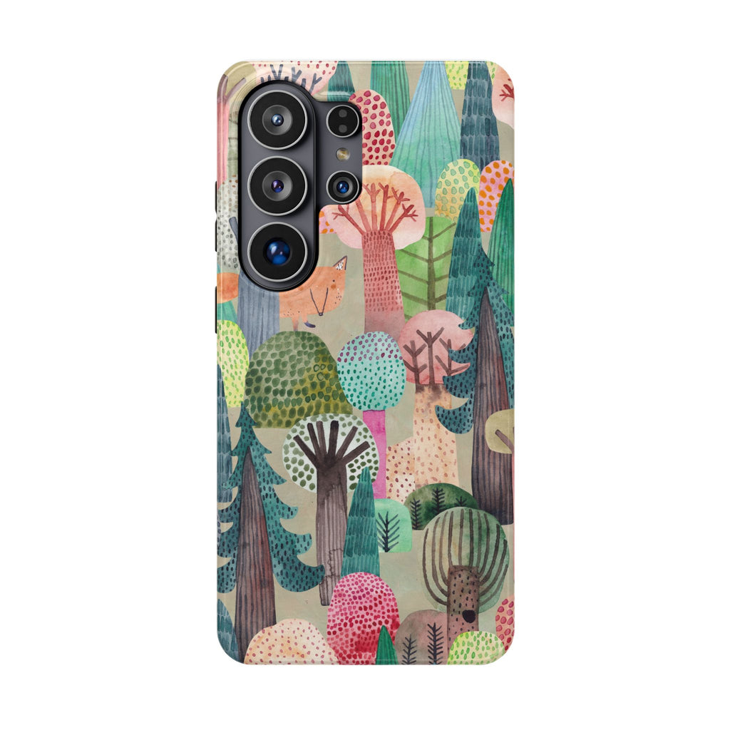 Whimsical Forest Fox Impact Phone Case