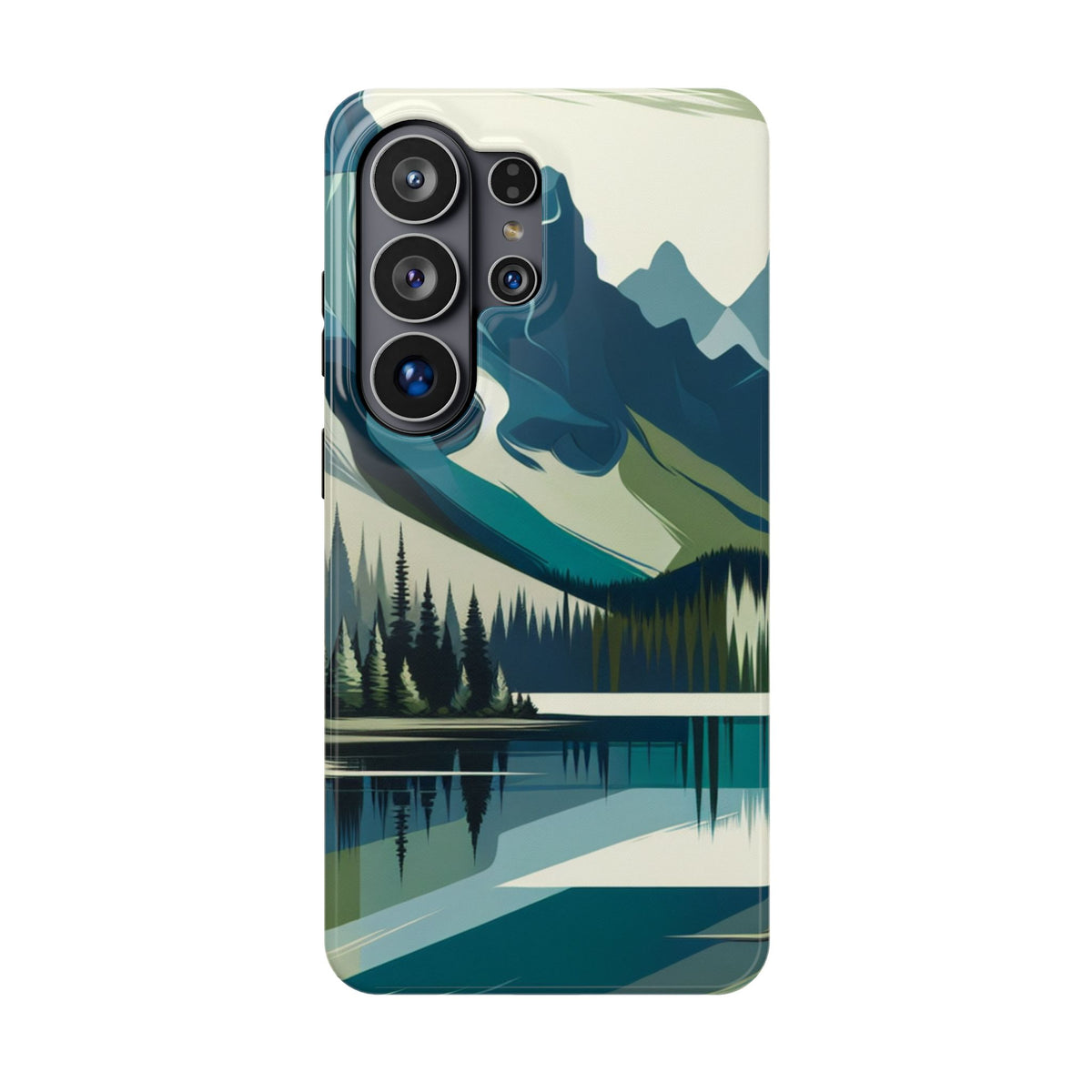 Mountain Lake Phone Case — Impact-Resistant Protective Cover