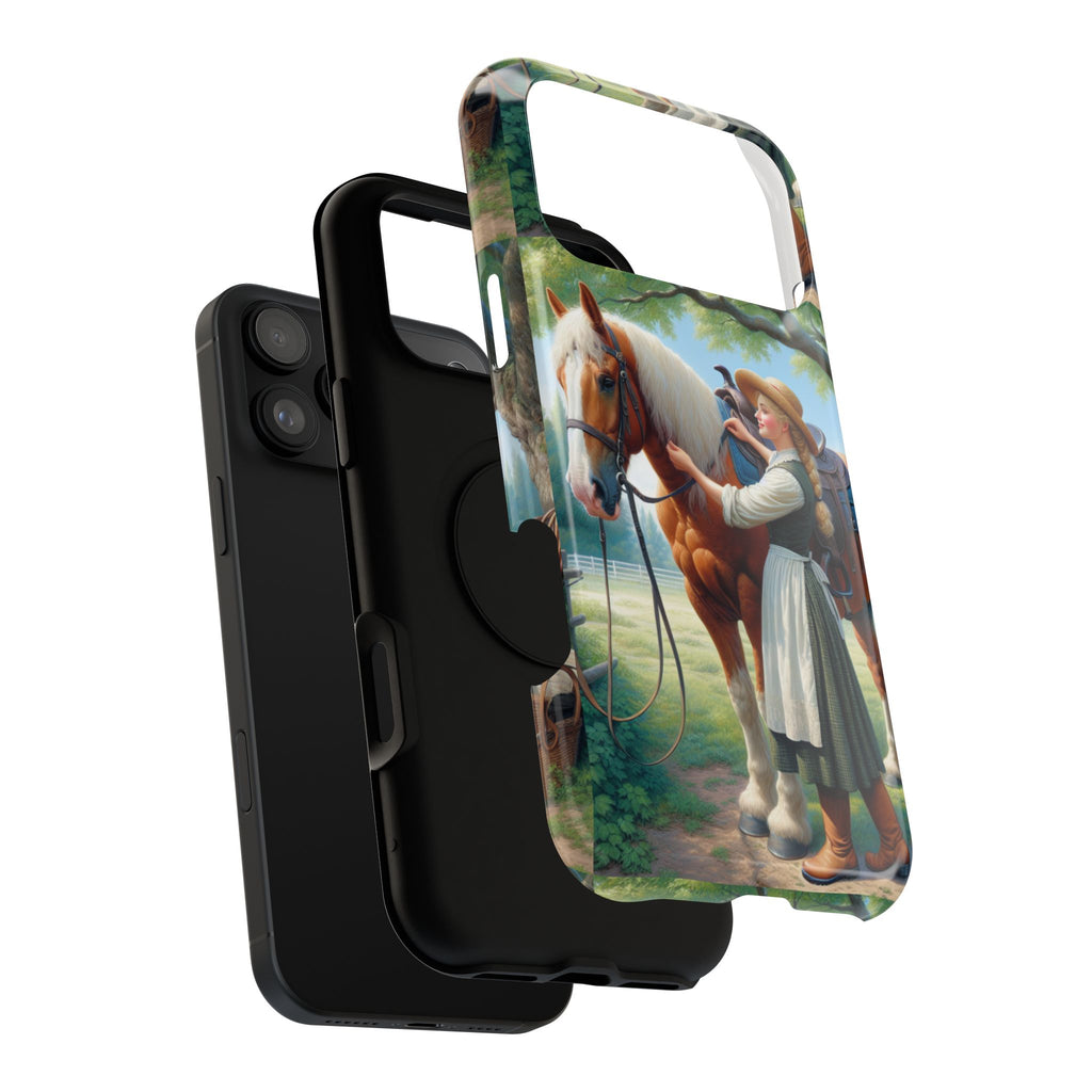 Classic Horse Care Impact Resistant Phone Case