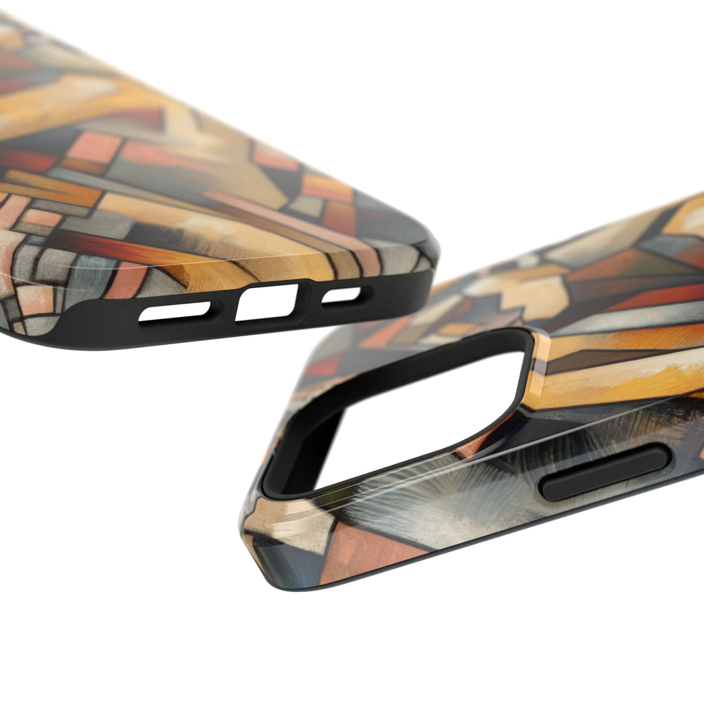 Impact Resistant Phone Case - Woman Abstract Design