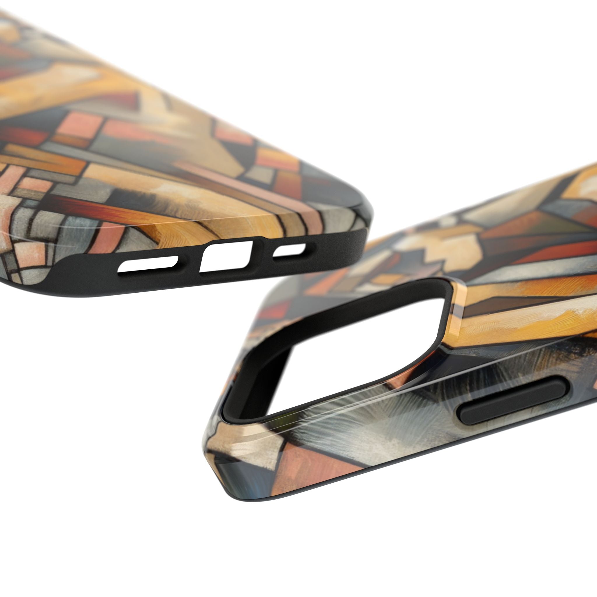 Impact Resistant Phone Case - Woman Abstract Design