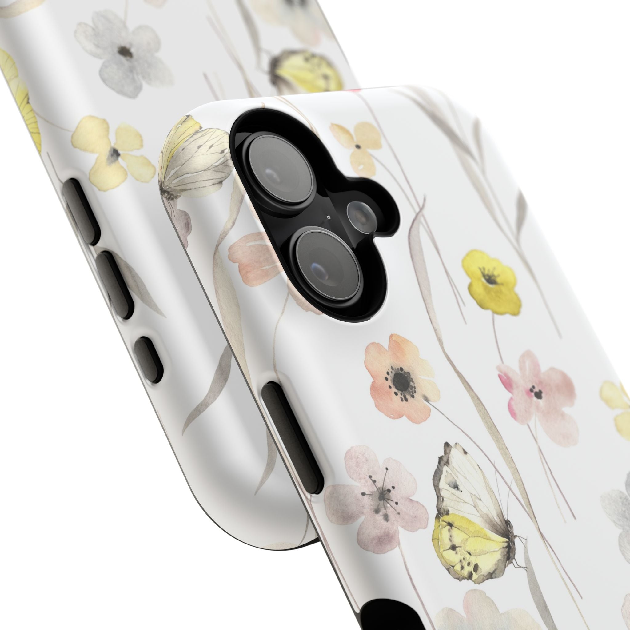 Floral Impact-Resistant Phone Case