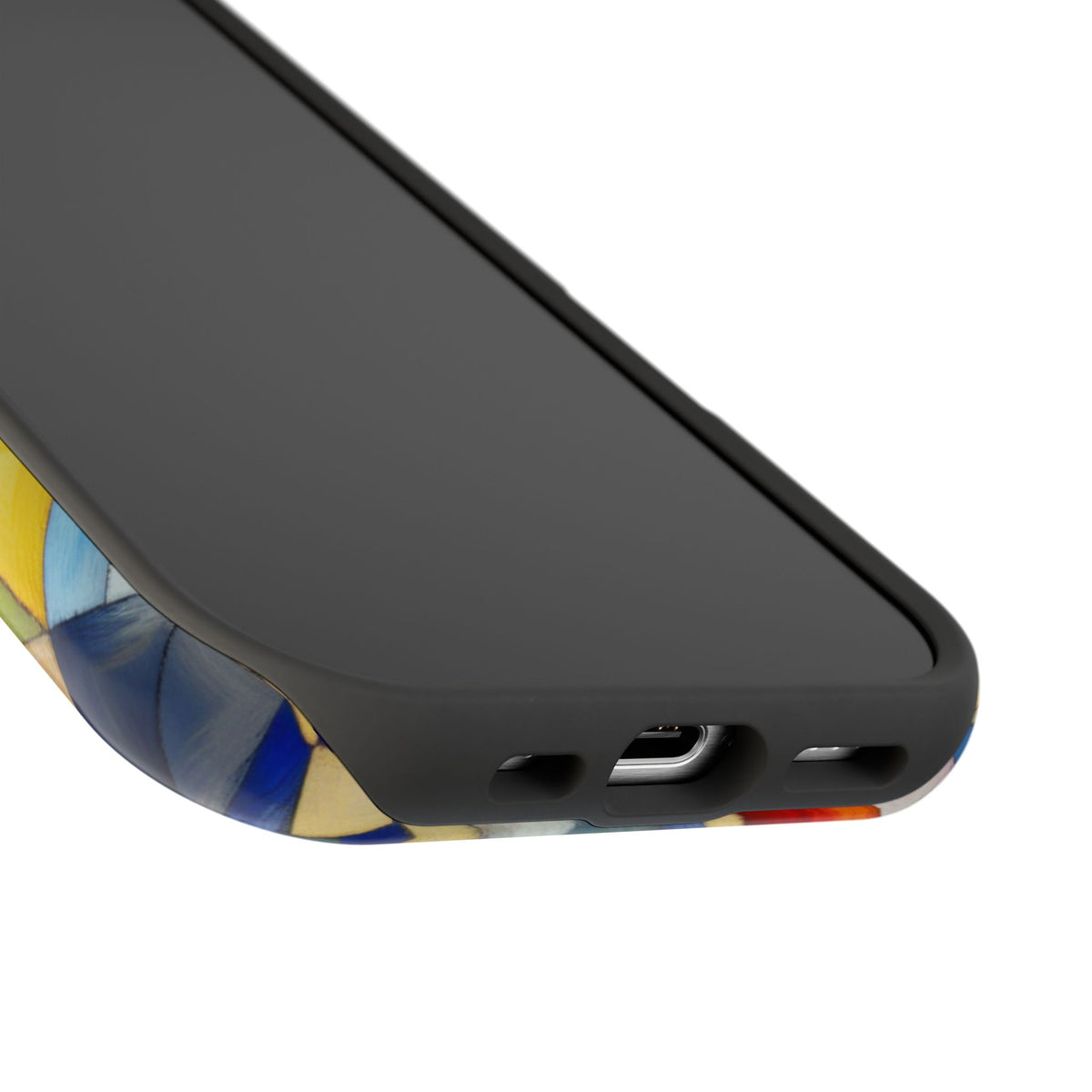 Abstract Stained Glass Dragon Impact Phone Case