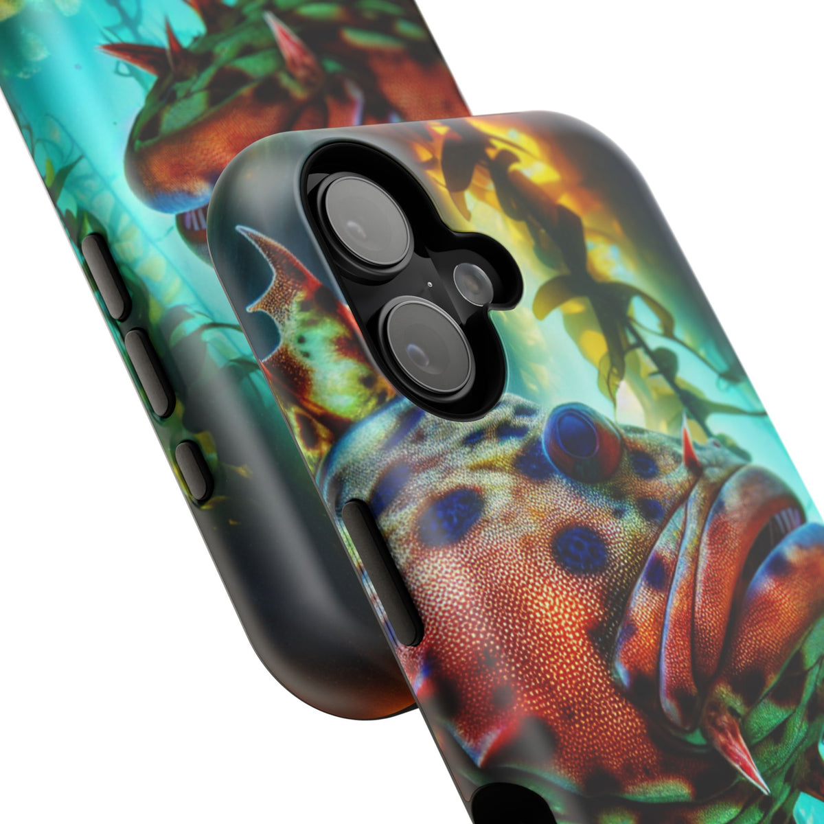 Sea Life Phone Case — Colorful Underwater Fish Impact-Resistant Case
