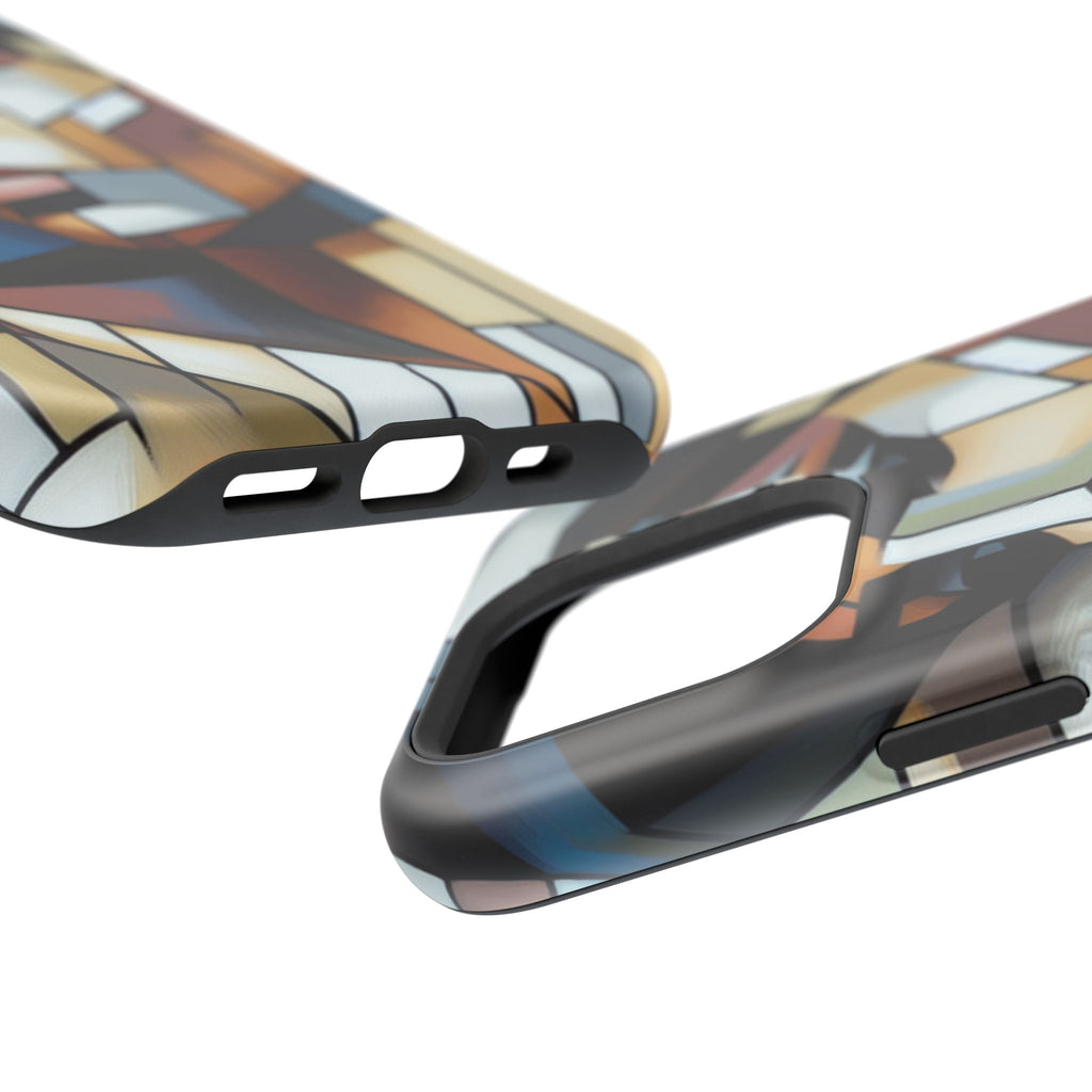 Impact Resistant Phone Case -Woman Looking Side Abstract