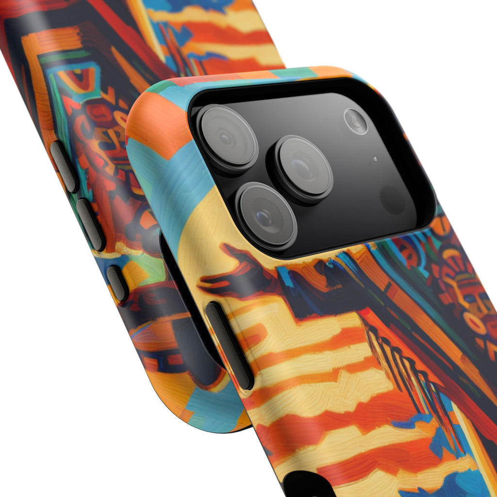 Impact Resistant Phone Case Sombrero Man Art