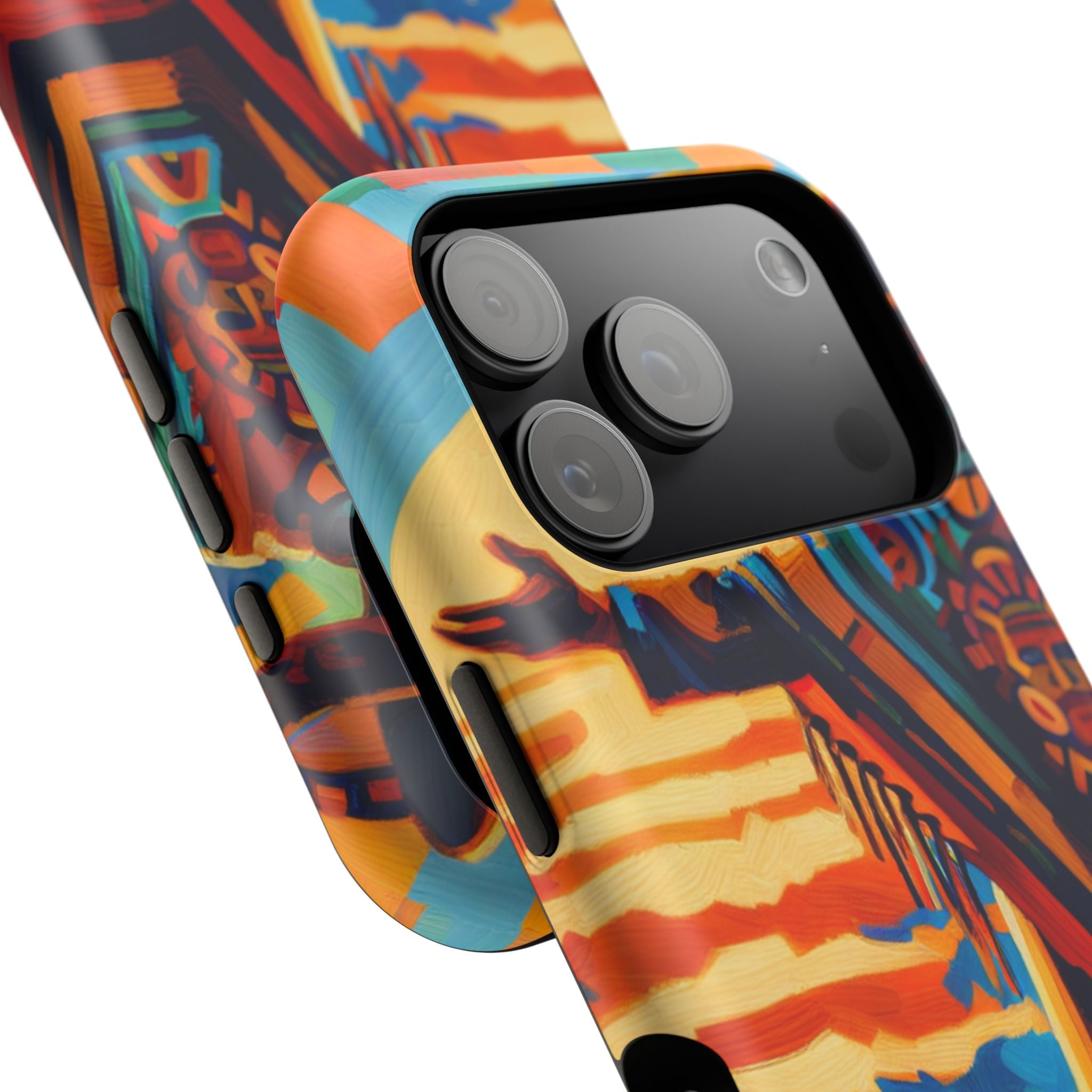 Impact Resistant Phone Case Sombrero Man Art