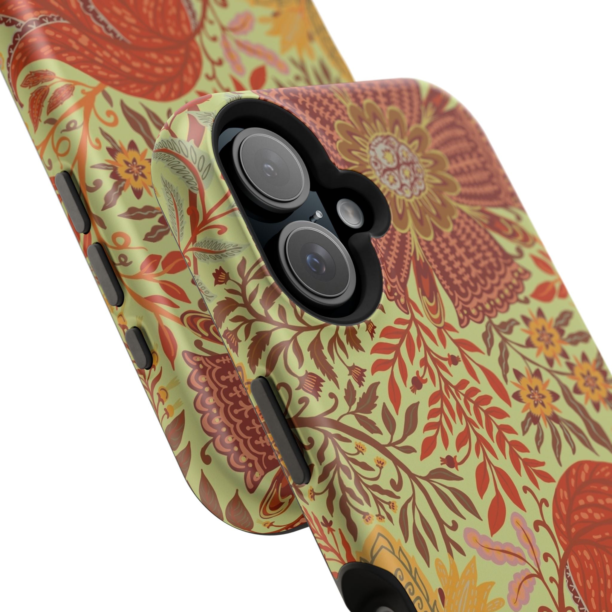 Floral Paisley Magnetic Impact-Resistant Phone Case