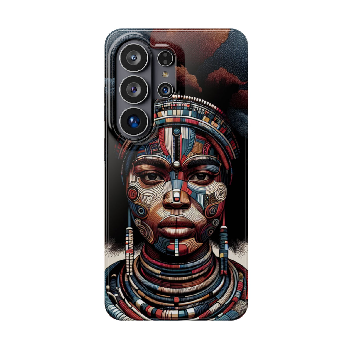 Cultural Art Impact Resistant Phone Case for iPhone/Samsung