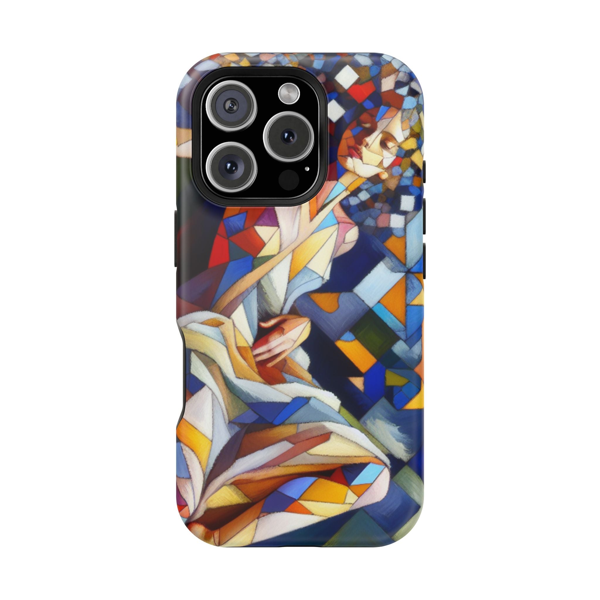 Impact Resistant Phone Case - Beautiful Woman Abstract Design Samsung