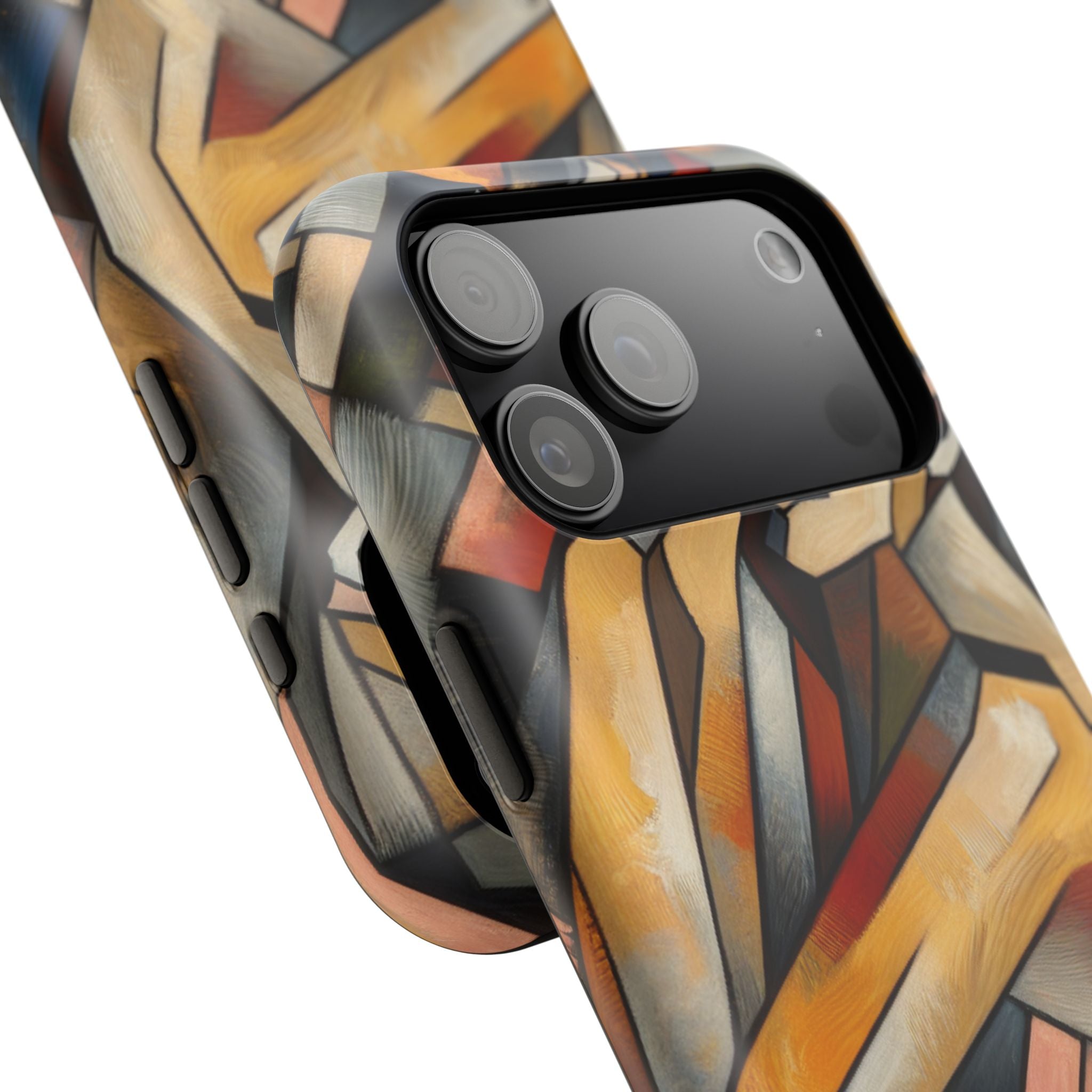 Impact Resistant Phone Case - Sleeping  Woman Abstract