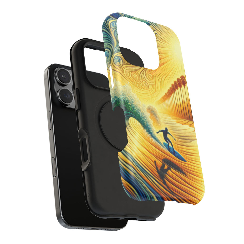 Surfing Impact Resistant Phone Case - Ocean Vibes, Phone Cover for Surfers, Beach Lovers