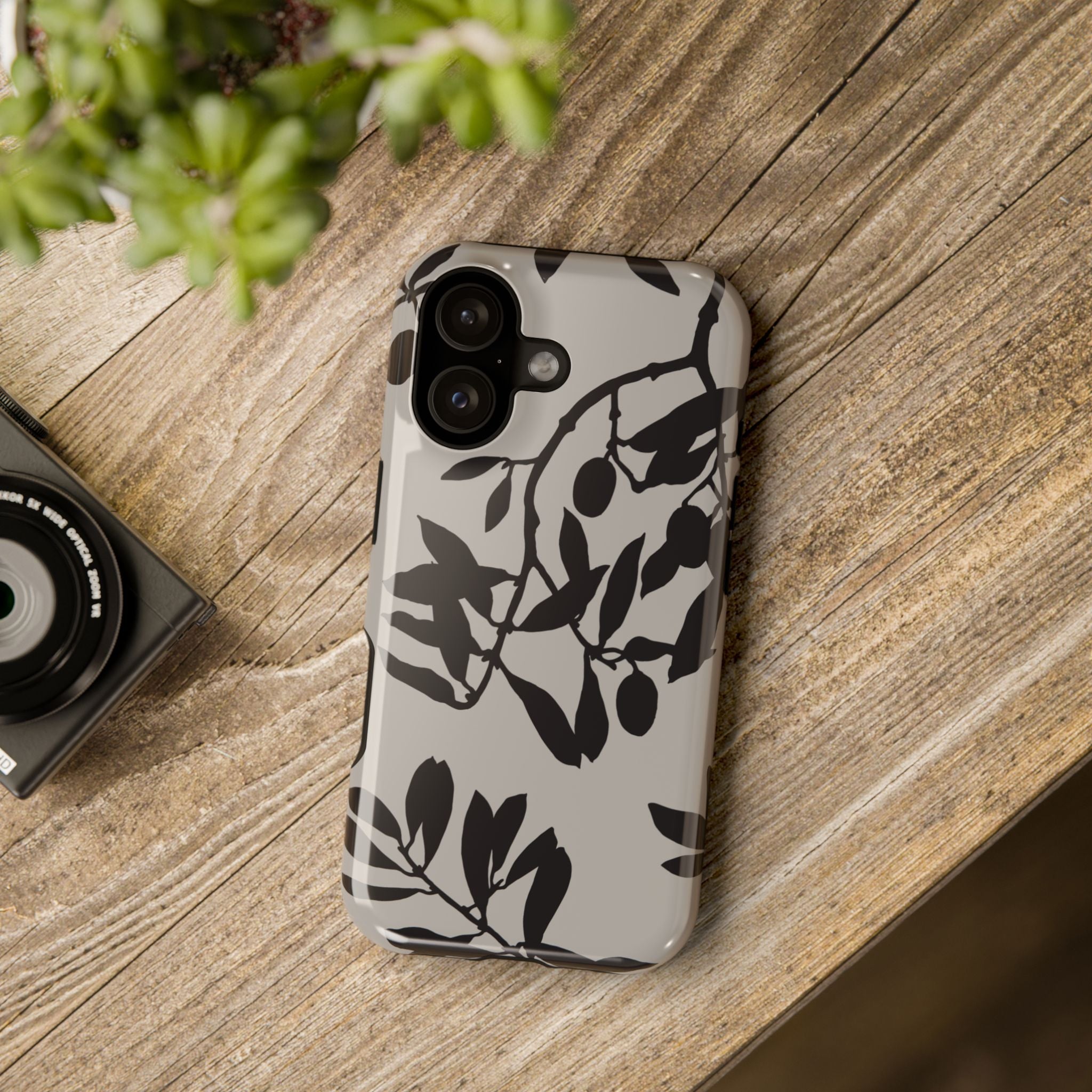Stylish Floral Impact-Resistant Phone Case