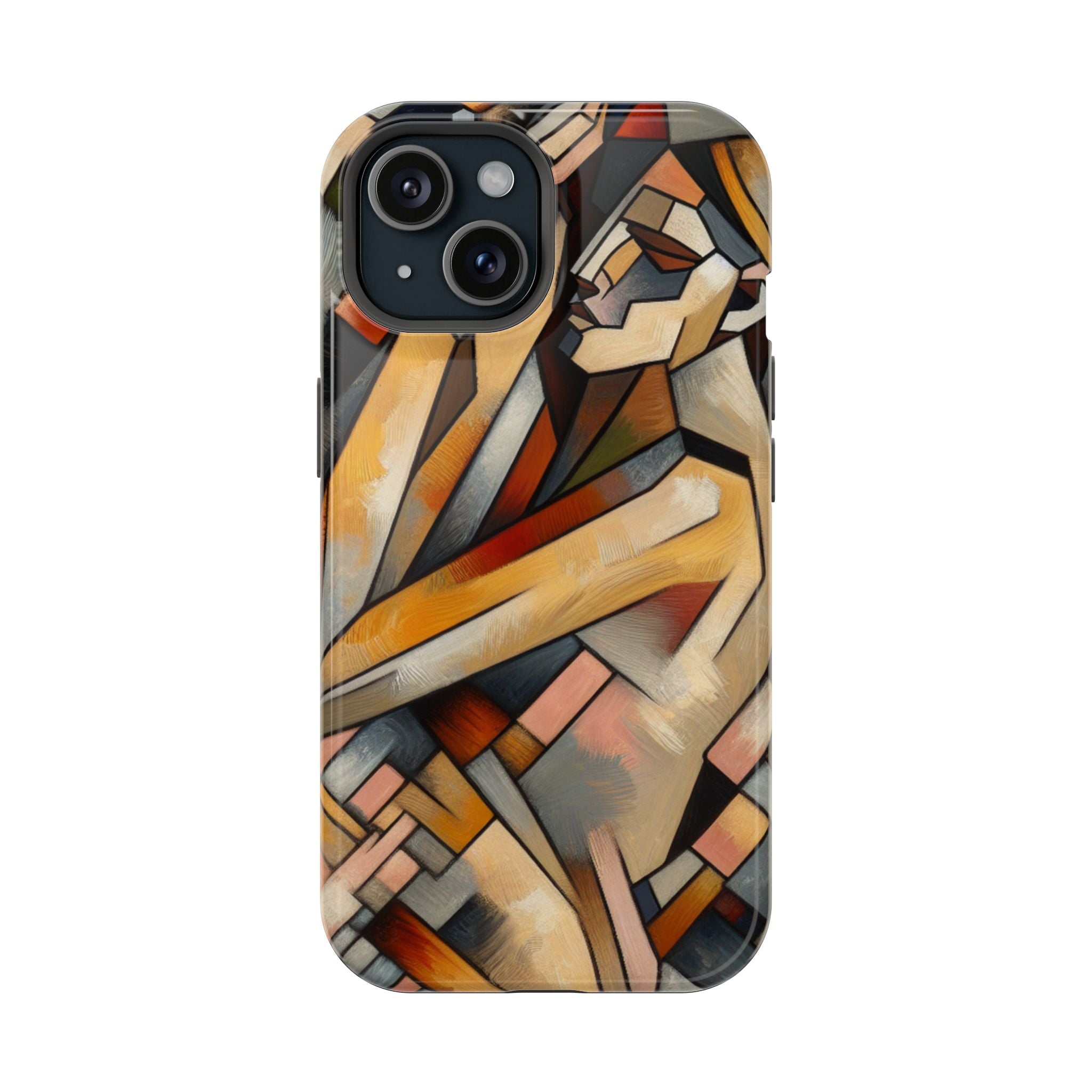 Impact Resistant Phone Case - Woman Abstract Design