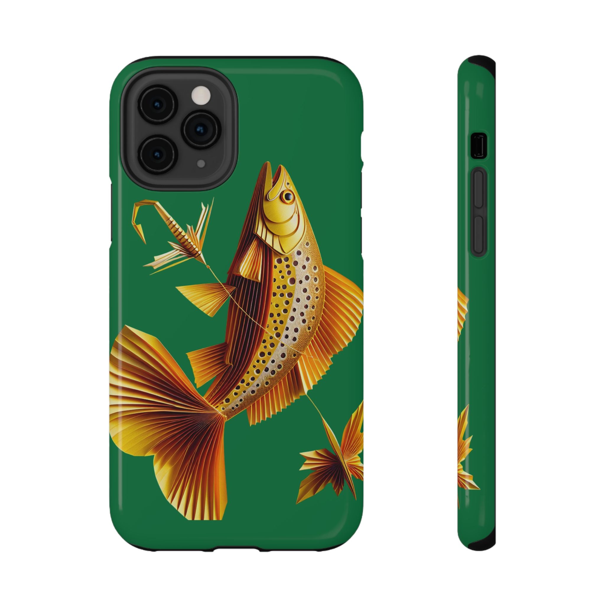 Impact Resistant Phone Case,  Lucky Charm Fish, Outdoor Enthusiast Gift