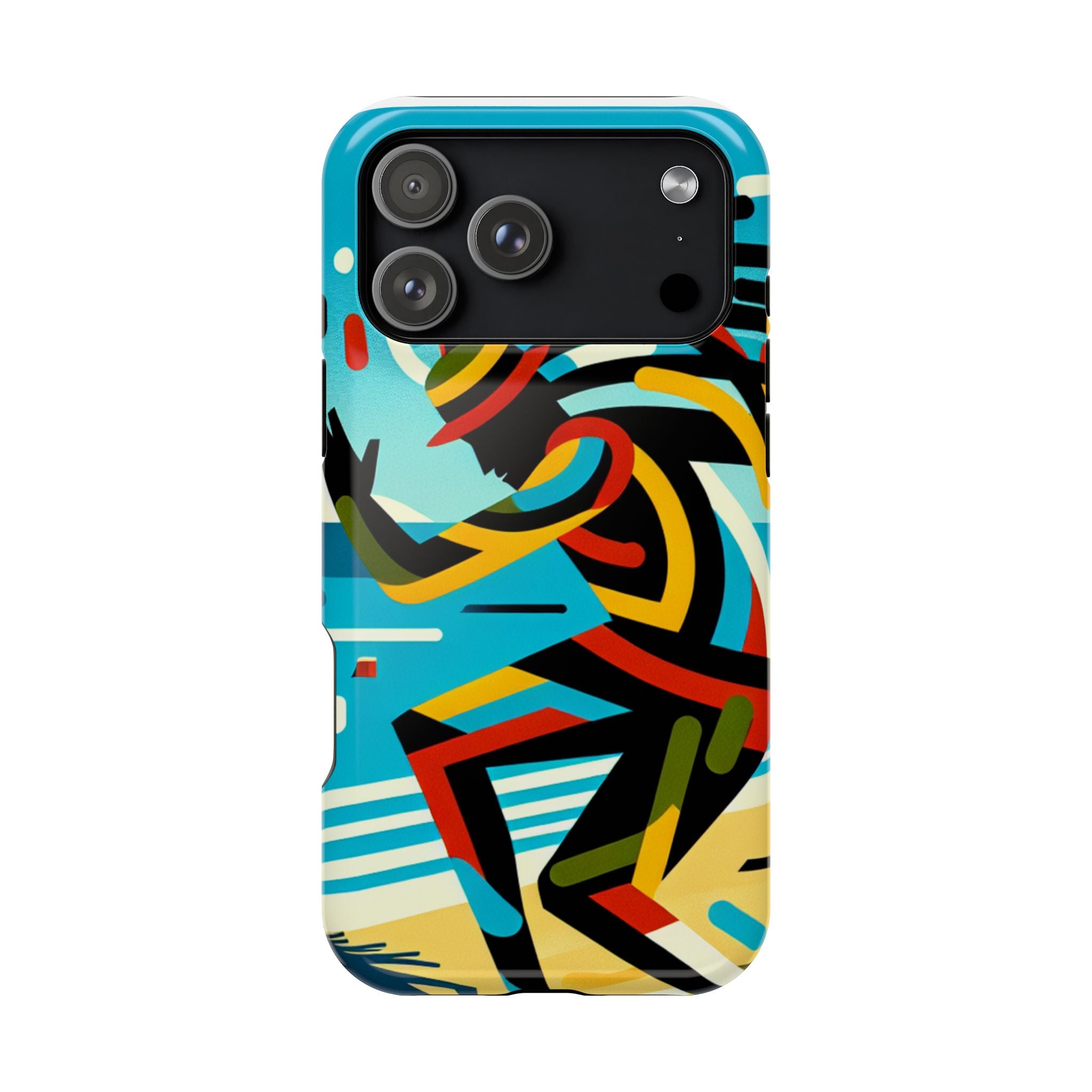 Vibrant Tribal Runner Impact Resistant Phone Case