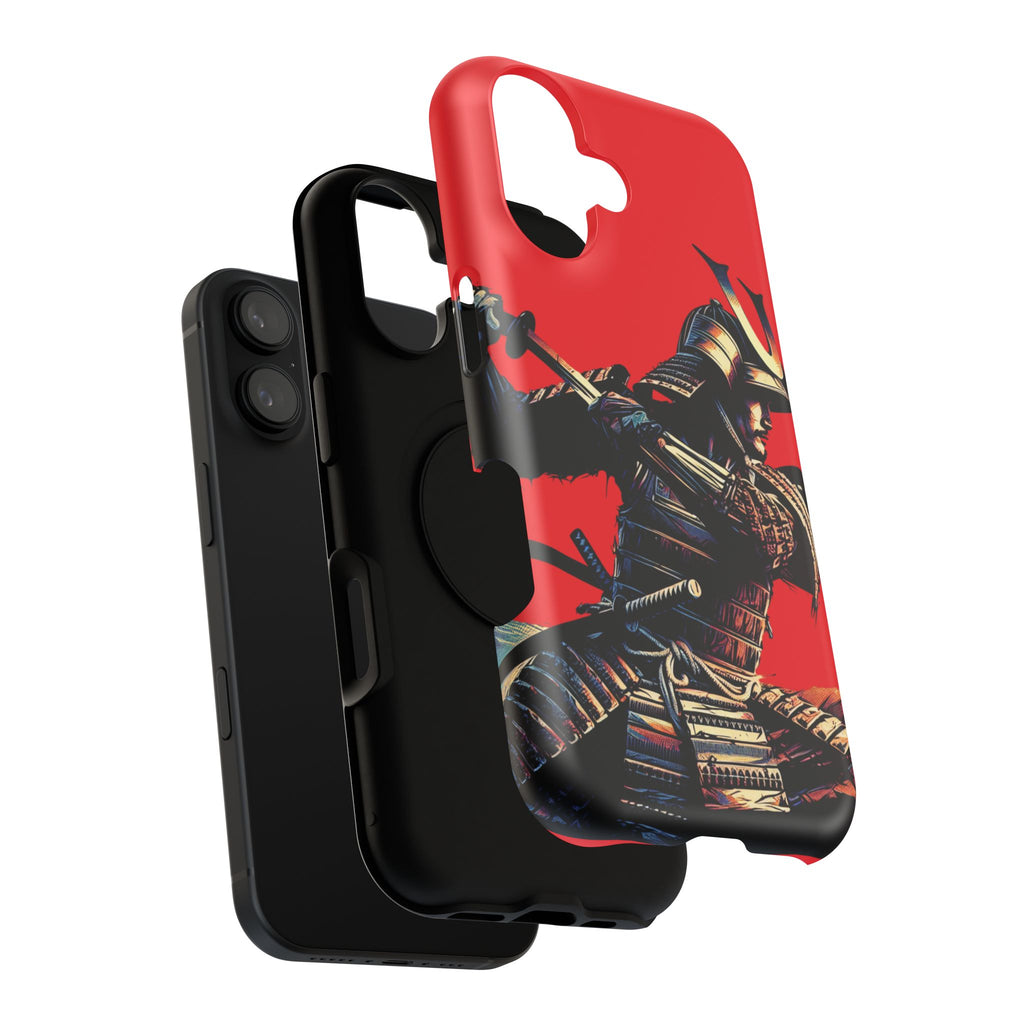 Impact Resistant Phone Case - Samurai Red Warrior