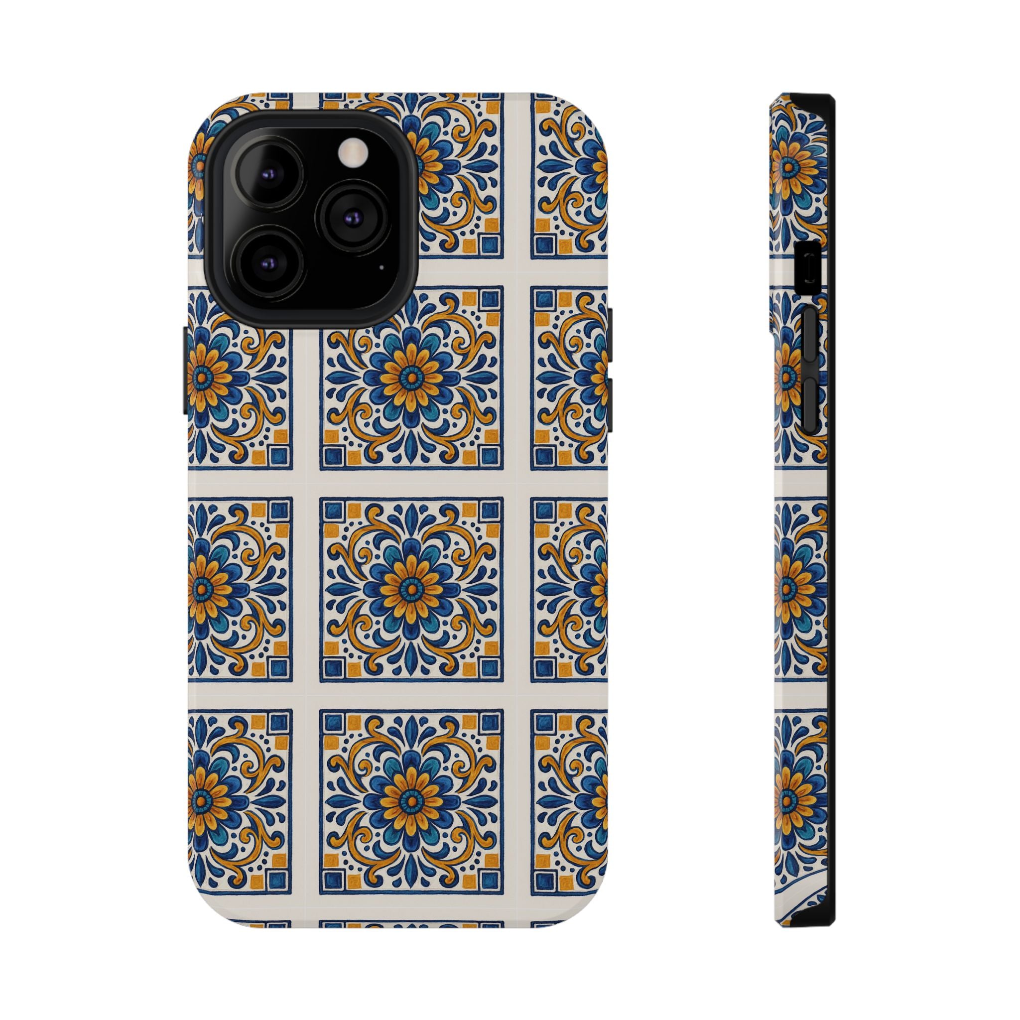 Colorful Floral Phone Case, Durable Impact-Resistant