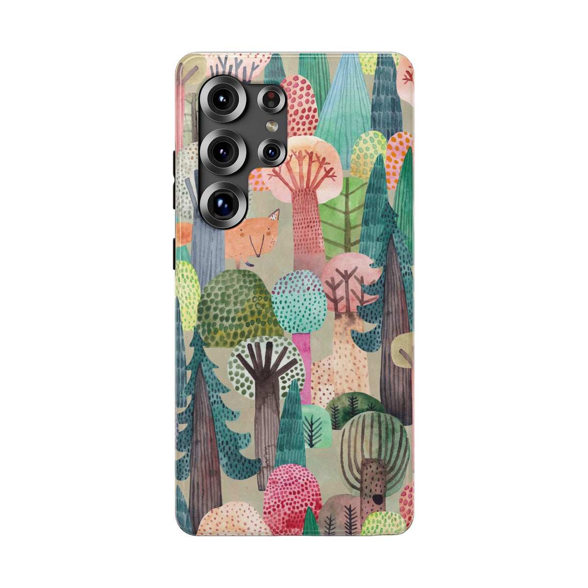 Whimsical Forest Fox Impact Phone Case