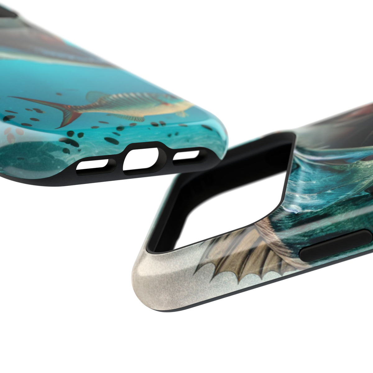 Phone Case — Realistic Barracuda Underwater Impact-Resistant Phone Case