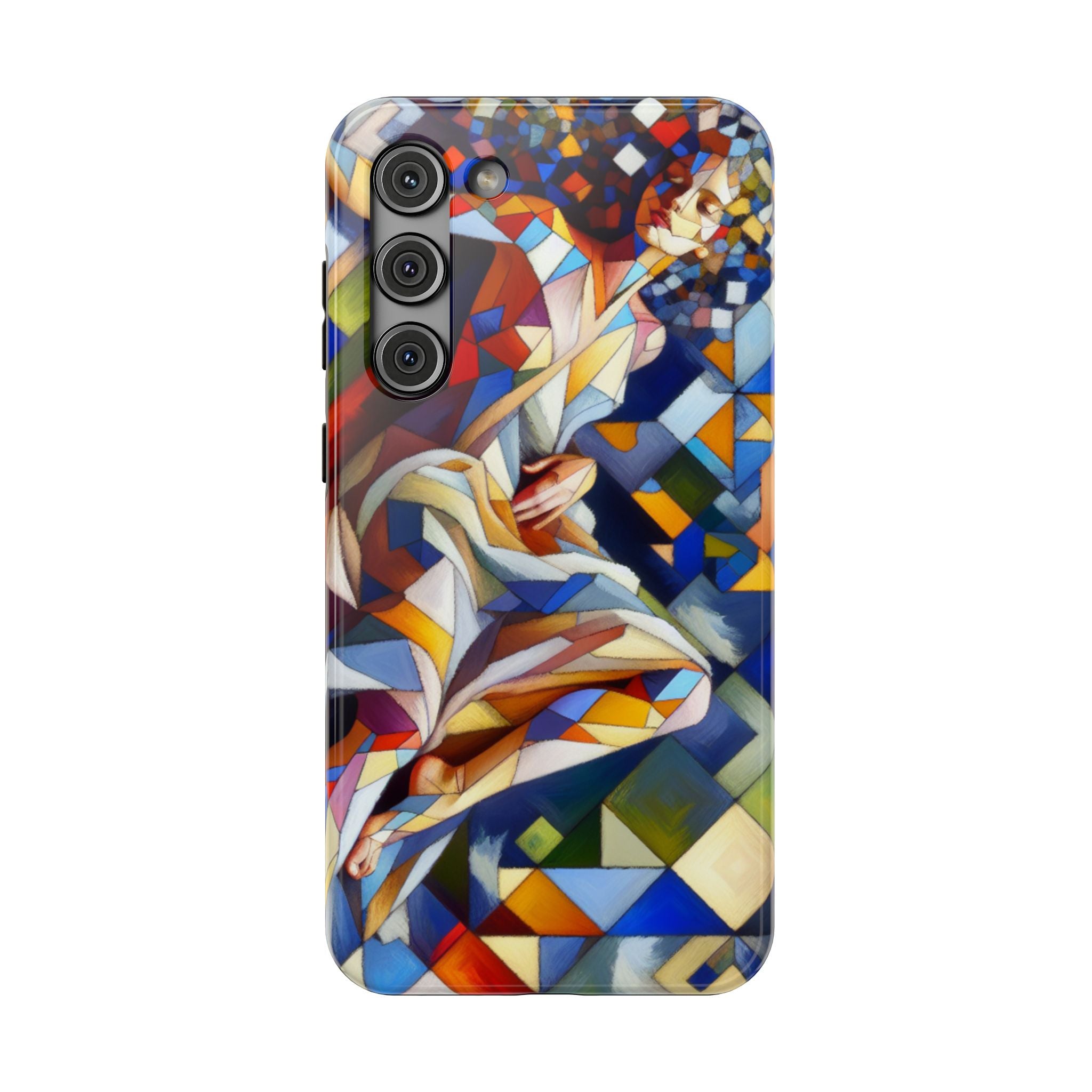 Impact Resistant Phone Case - Beautiful Woman Abstract Design