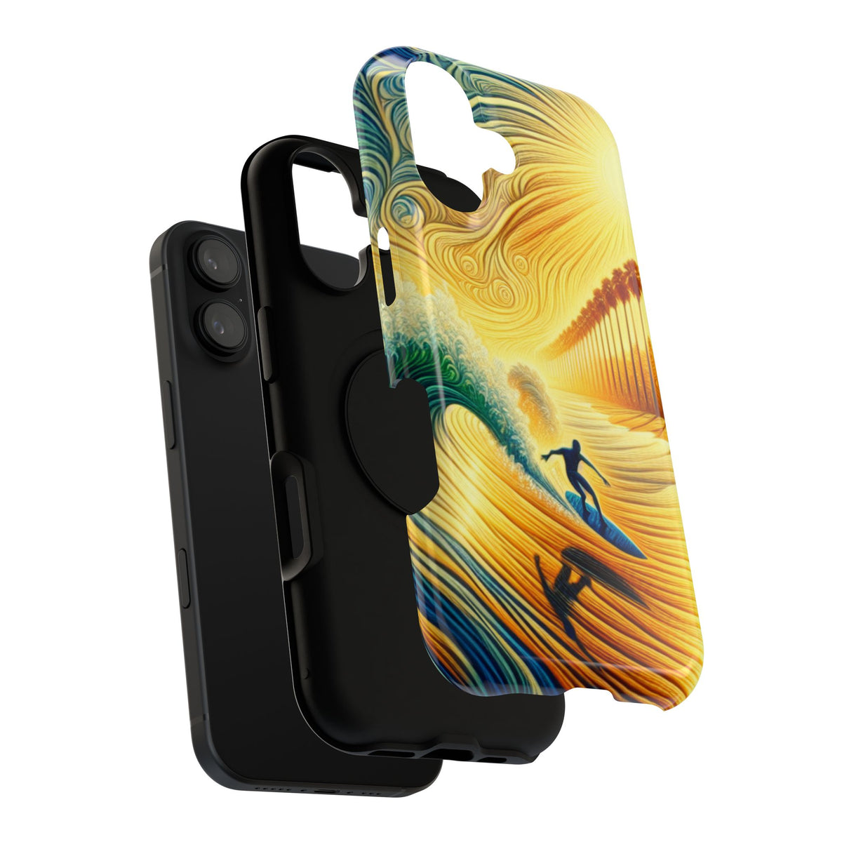 Surfer Sunrise Impact-Resistant Phone Case
