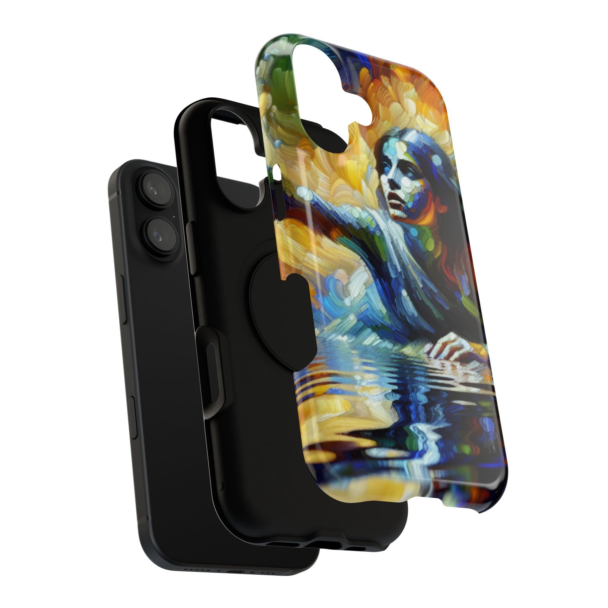 Abstract Woman Impact Resistant Phone Tough Case
