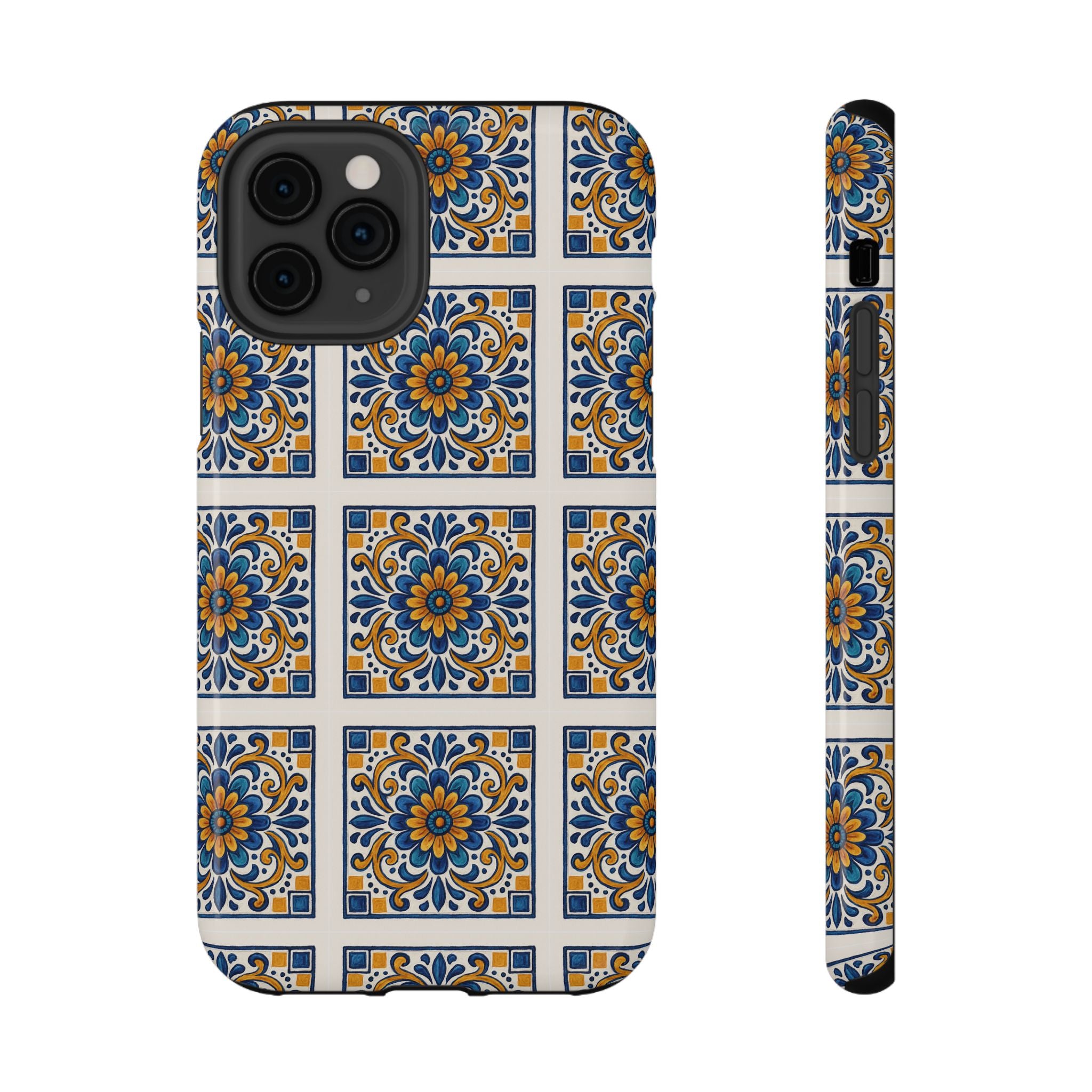 Colorful Floral Phone Case, Durable Impact-Resistant