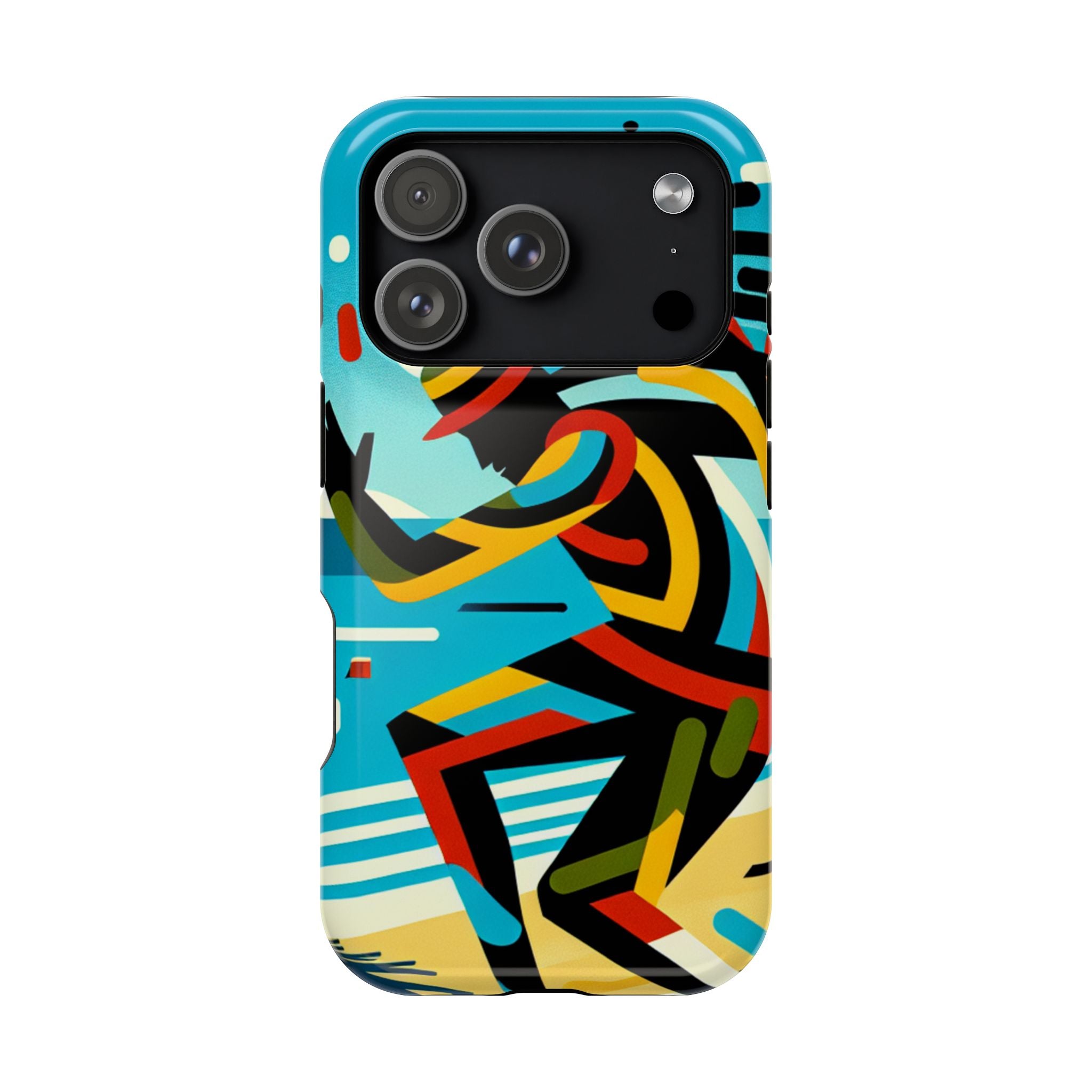 Vibrant Tribal Runner Impact Resistant Phone Case