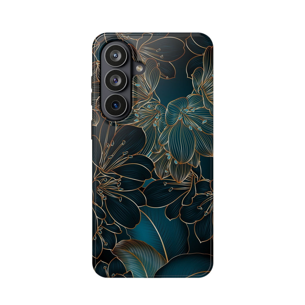 Floral Midnight Impact-Resistant New iPhone Phone Case
