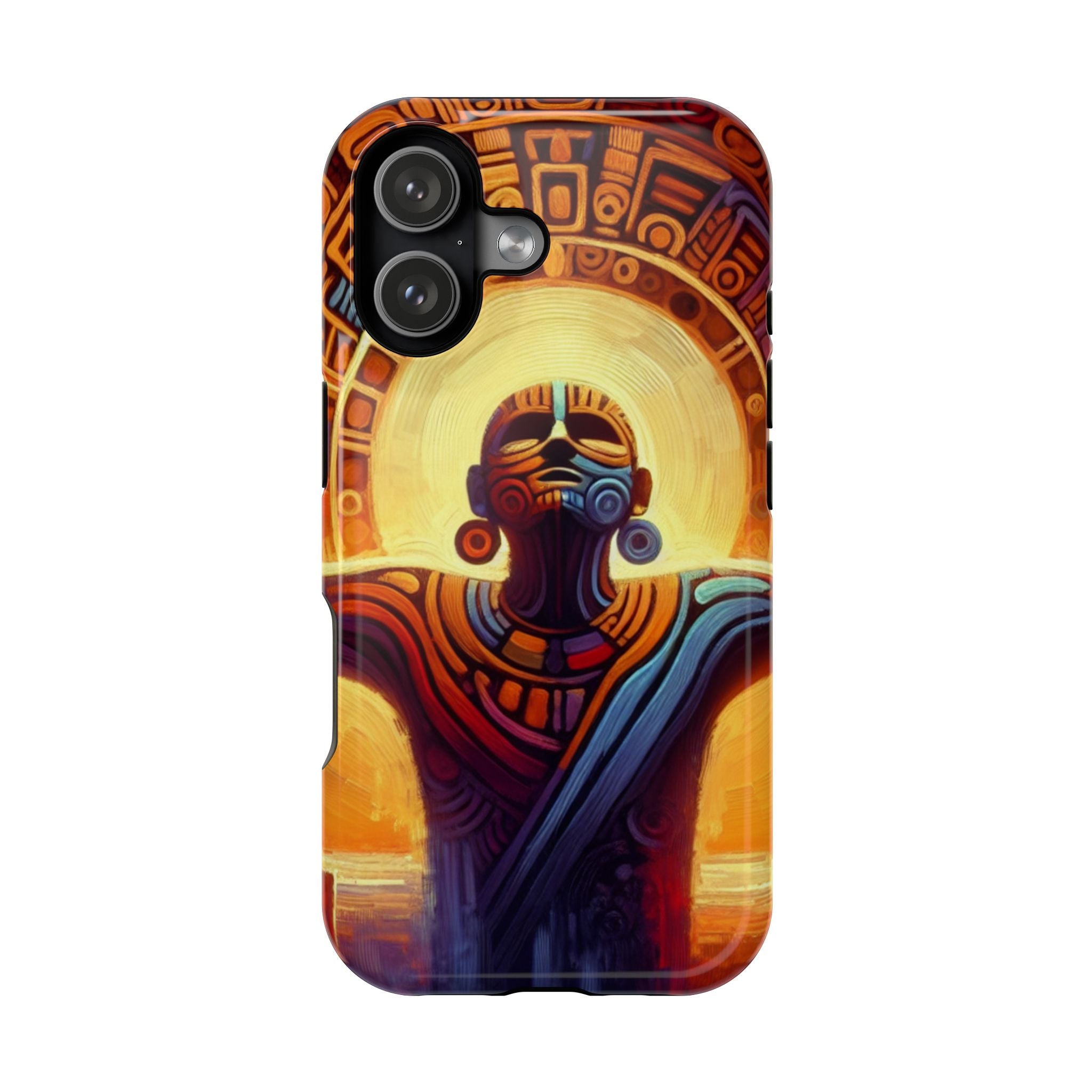 Impact Resistant Phone Case - Aztec Man
