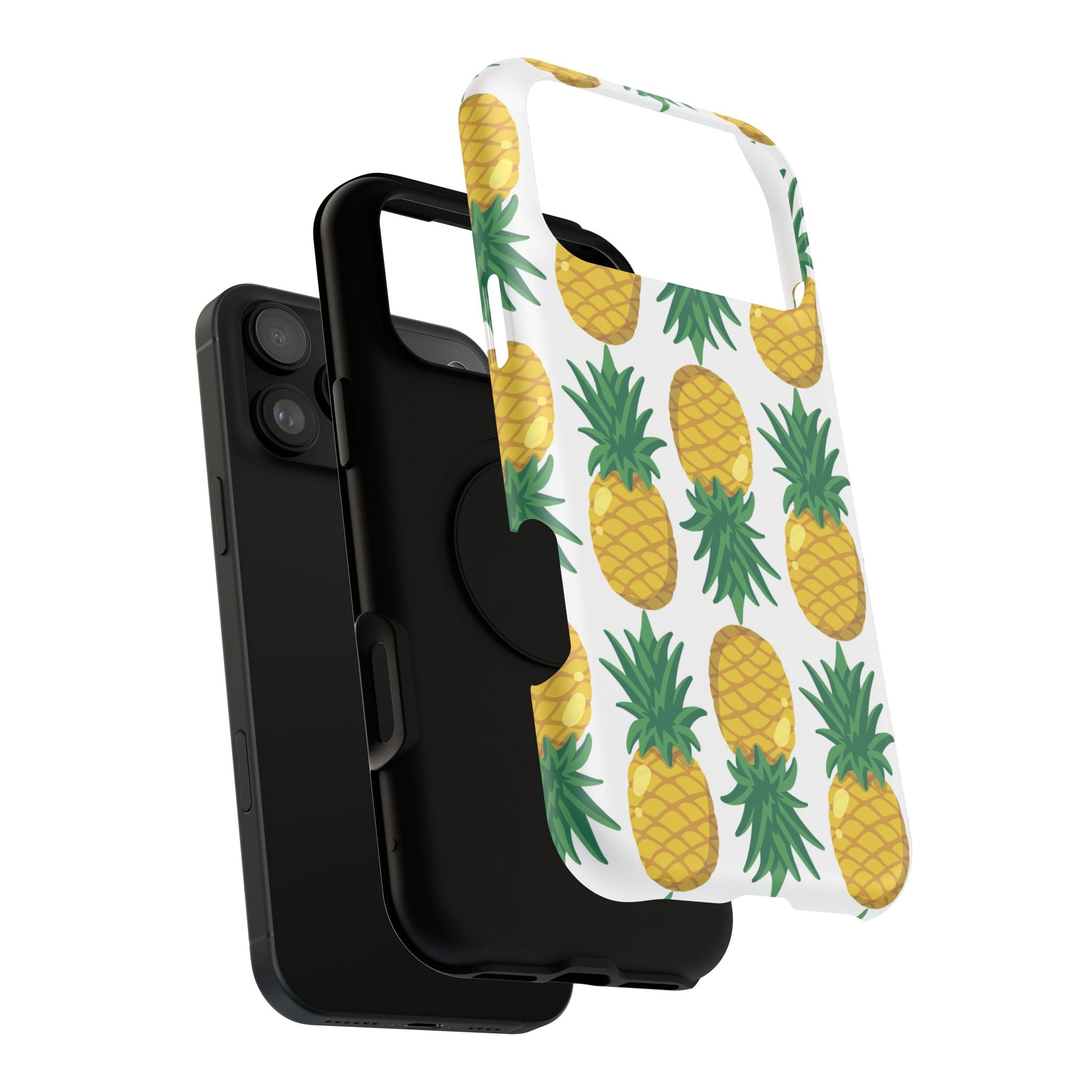 Pineapple Print Phone Case - Impact-Resistant
