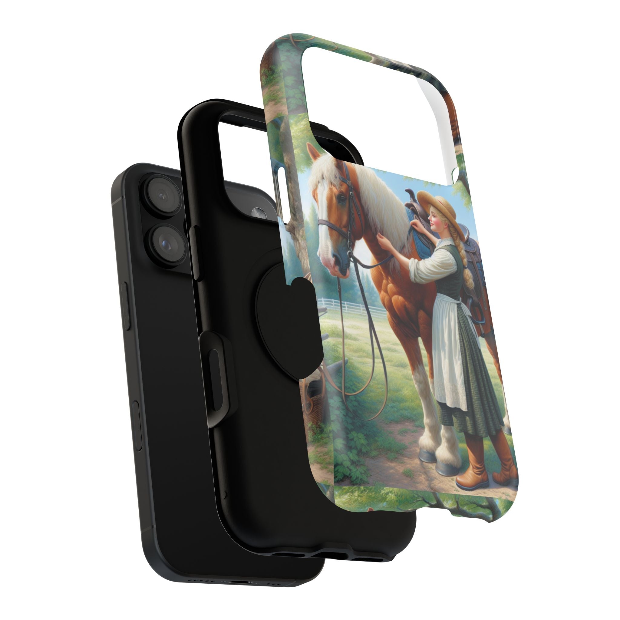 Classic Horse Care Impact Resistant Phone Case