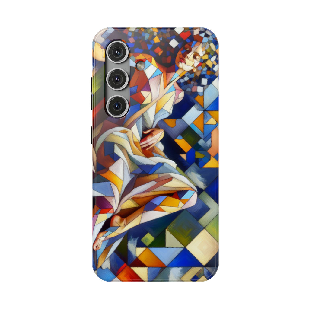 Abstract Stained Glass Dragon Impact Phone Case