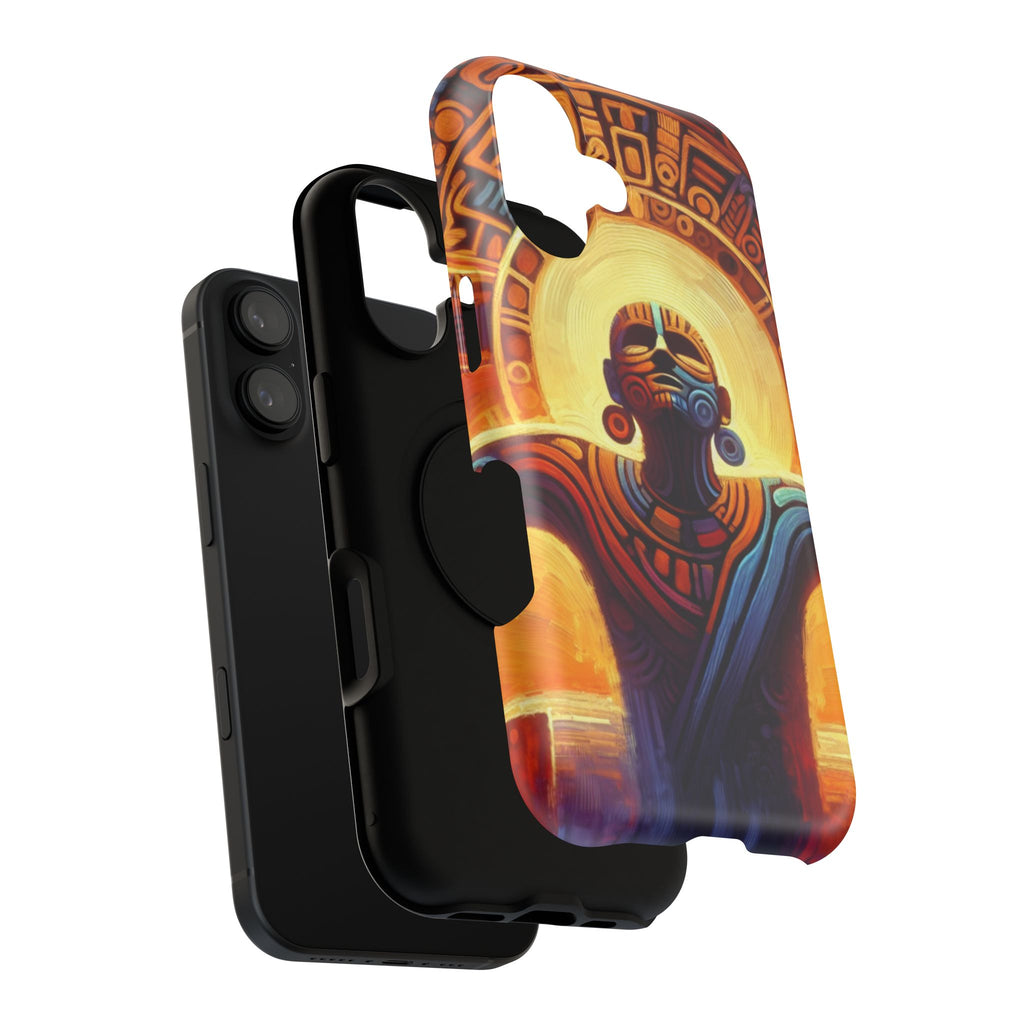 Impact Resistant Phone Case - Aztec Man