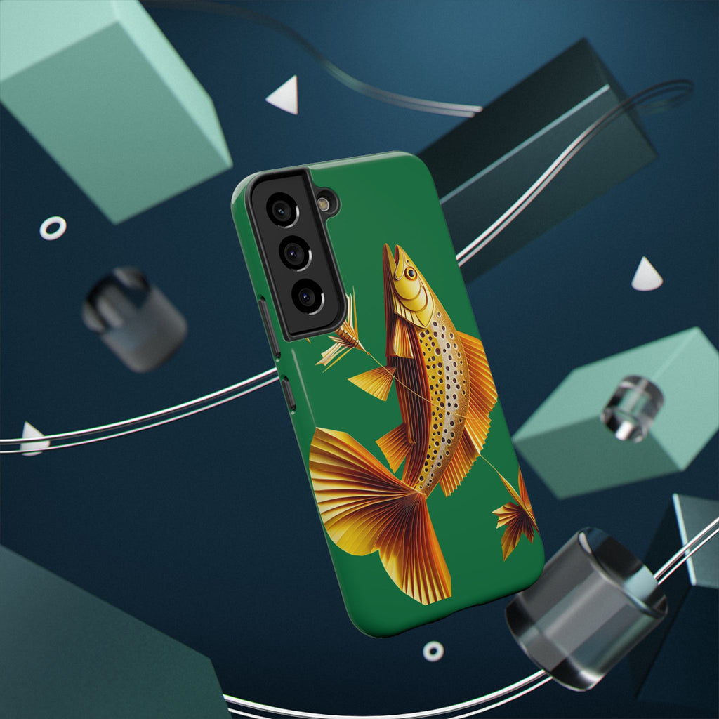 Impact Resistant Phone Case,  Lucky Charm Fish, Outdoor Enthusiast Gift